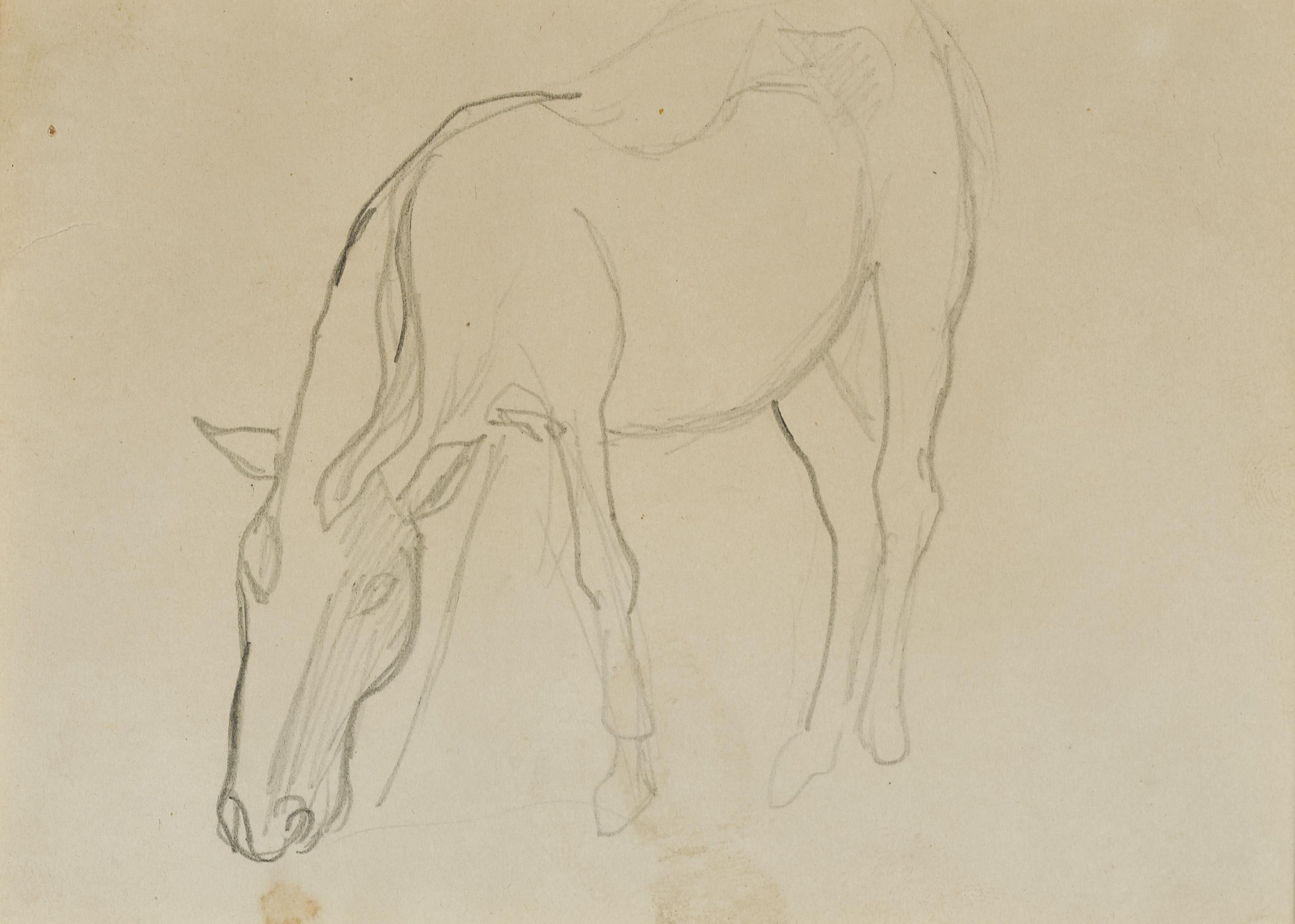 Paul Gauguin — Рыцарь (спереди), Этюд о персонаже (сзади)