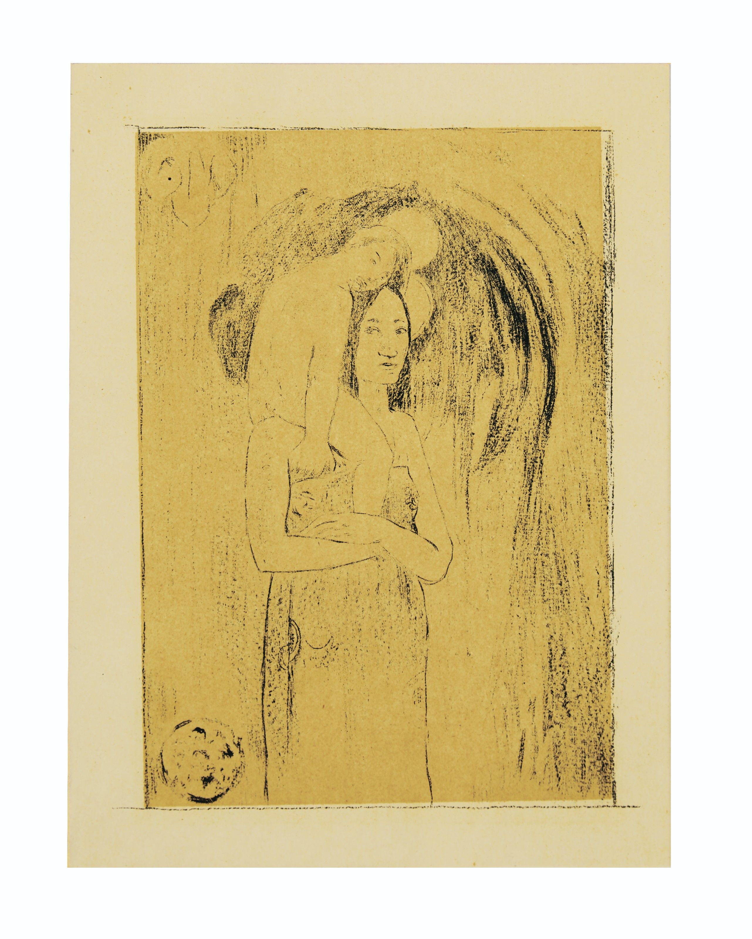 Paul Gauguin — Иа Орана Мария, из "Л'Эпрев" - Художественный альбом, № 4, март 1895, Париж.