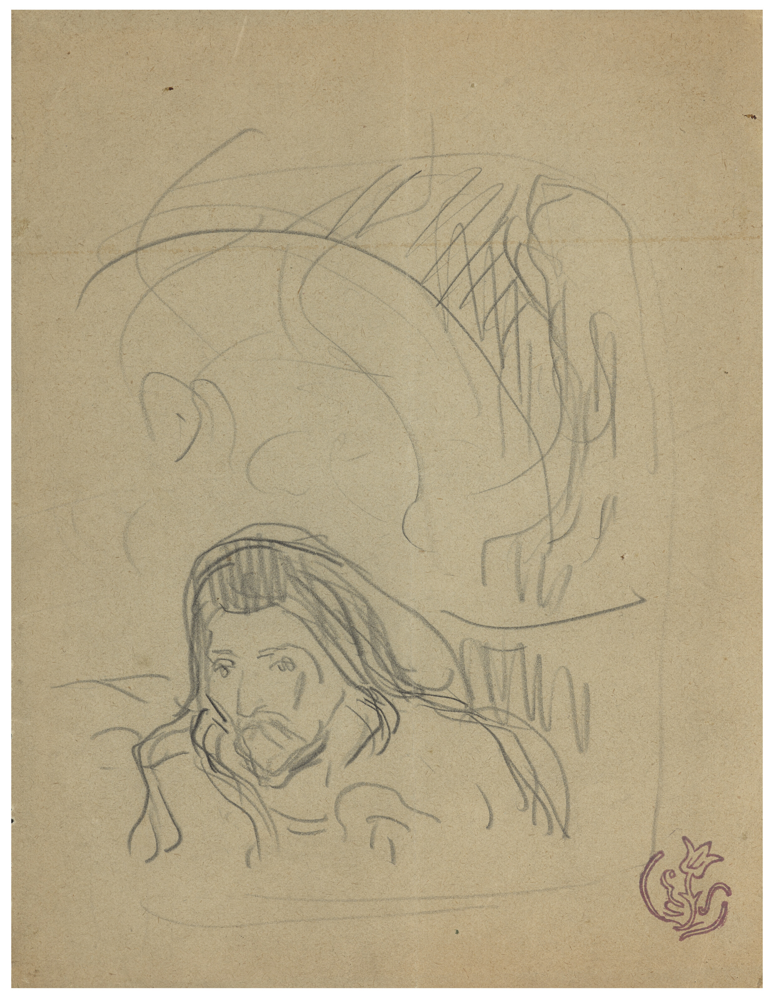 Paul Gauguin — Портрет Поля Гогена