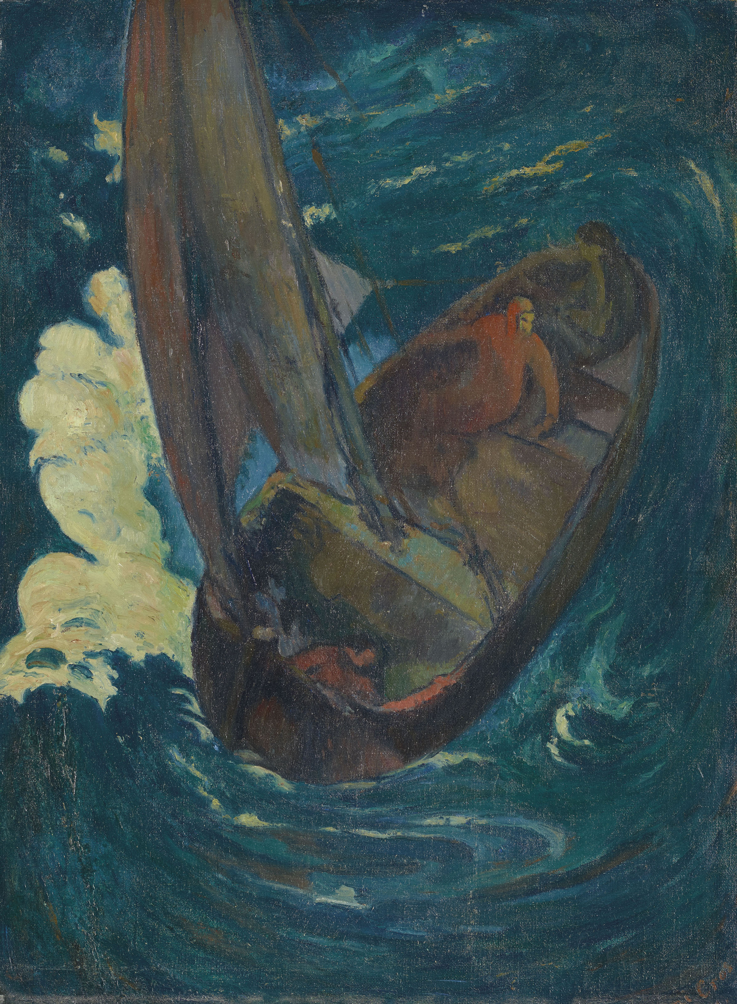 Paul Gauguin — Человек на барке (д'Апре Поль Гоген, "Альбом Ноа-Ноа")