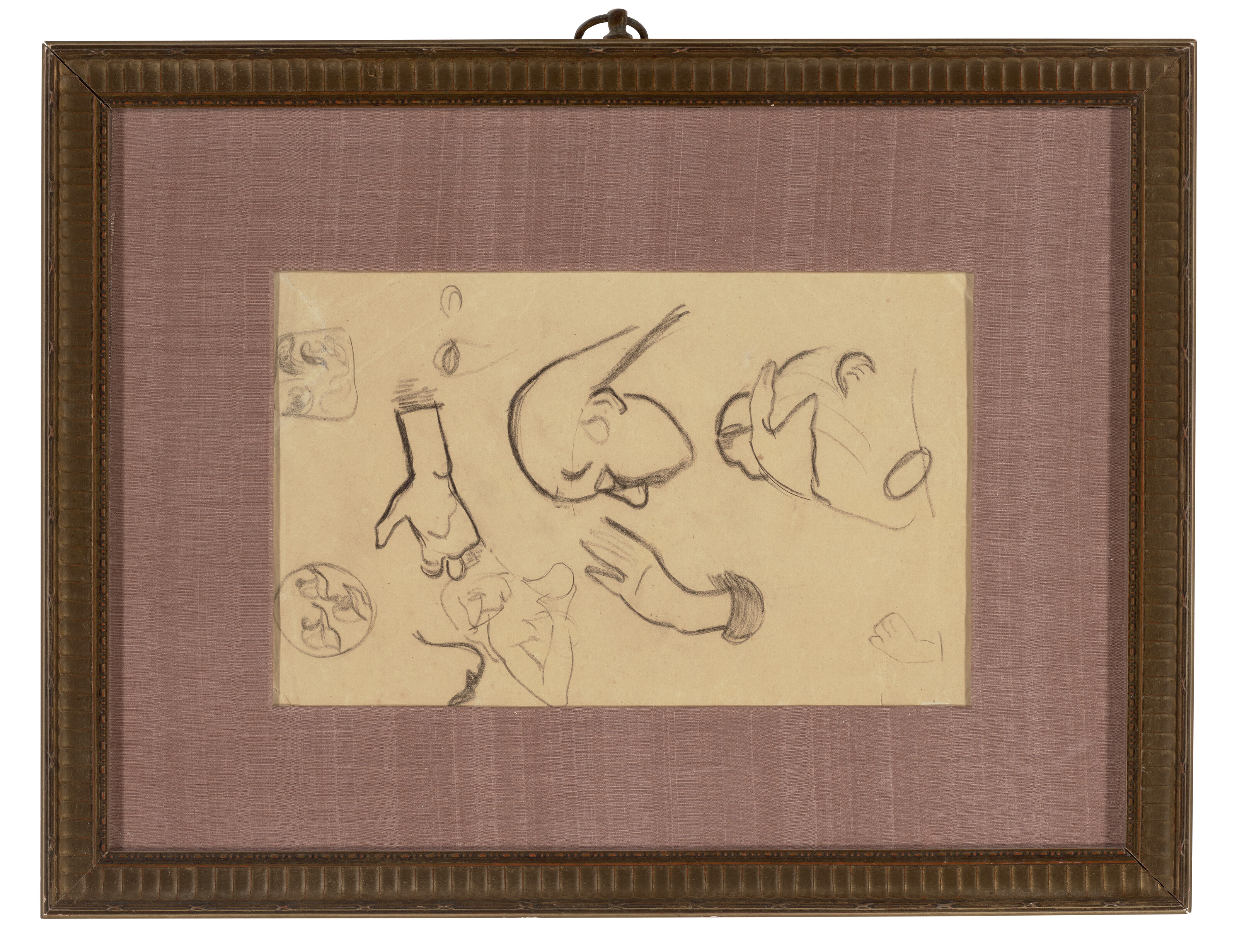Paul Gauguin — Автопортрет из этюдов о женщинах и их разговорах (спереди); Этюды наедине, в сети и для взрослых (сзади), изображение 3
