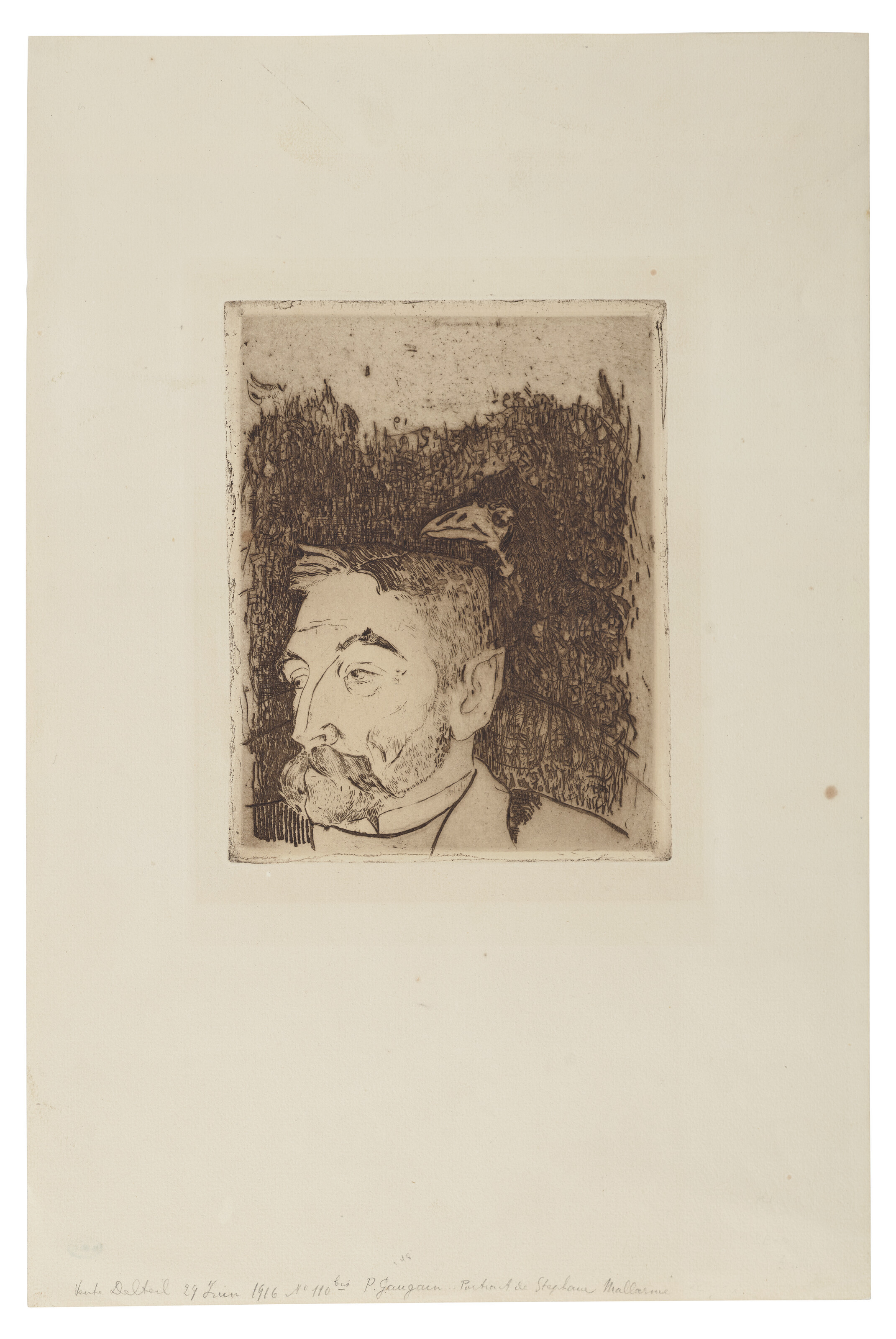 Paul Gauguin — Портрет Стефана Малларме