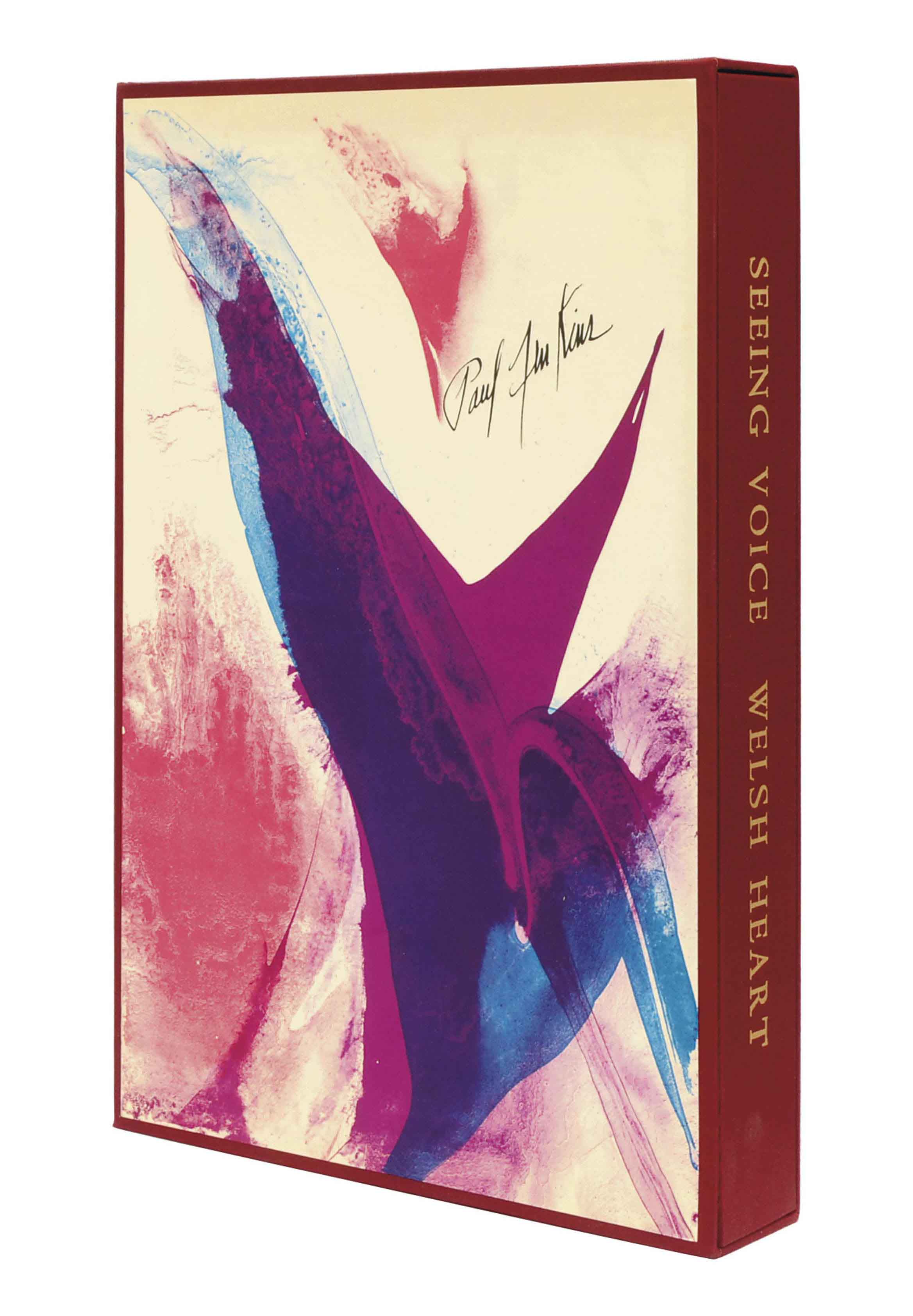 Paul Jenkins — Сирил Ходжес, "Видя голос уэльского сердца", издание галереи Карла Клинкера, Париж, 1965