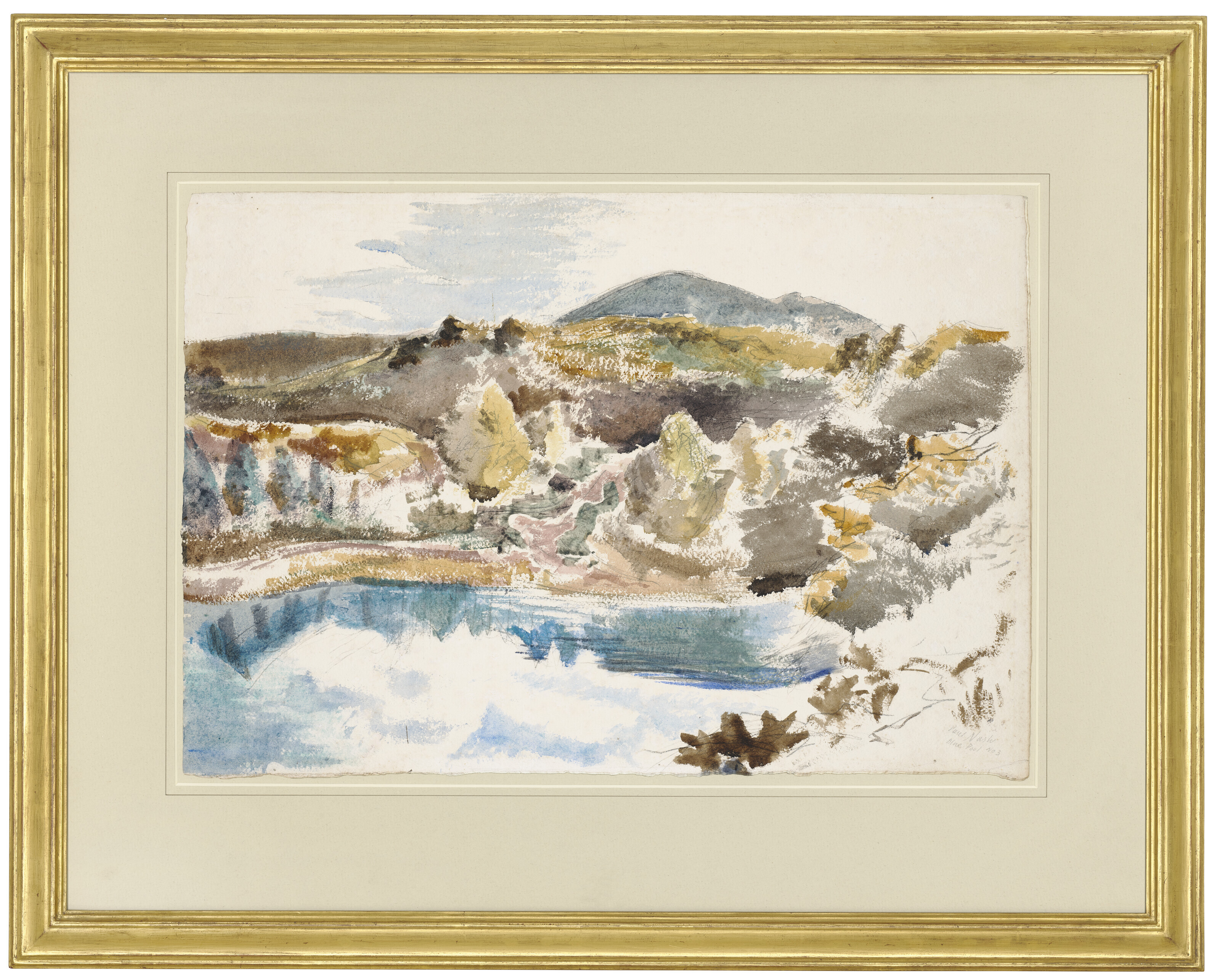 Paul Nash — Голубой бассейн, изображение 2