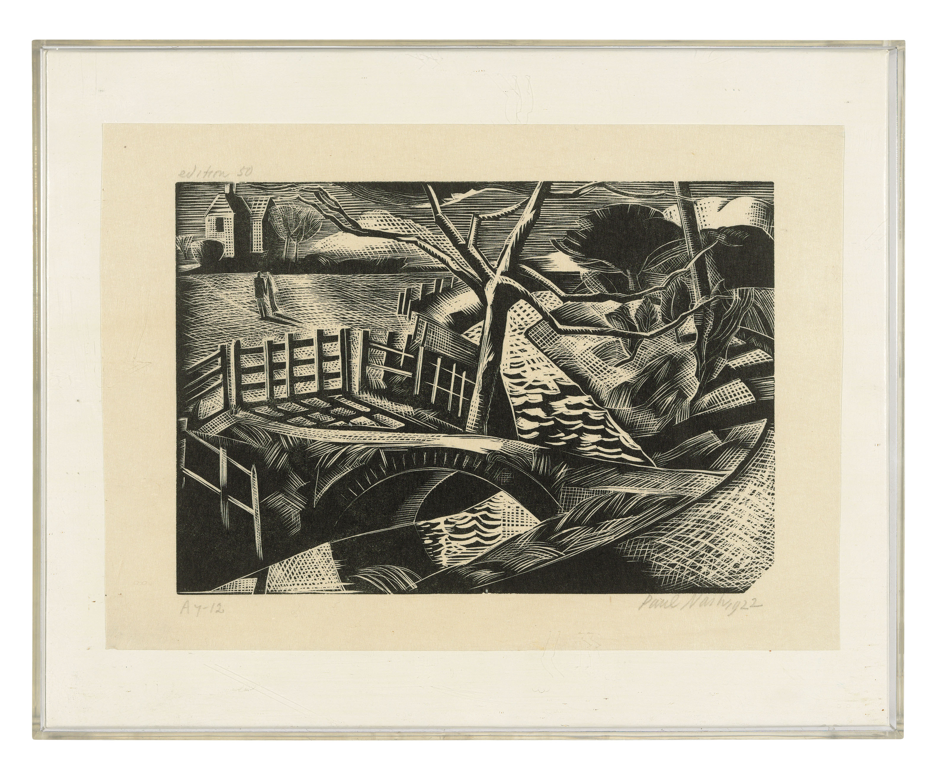 Paul Nash — Дамба у дороги