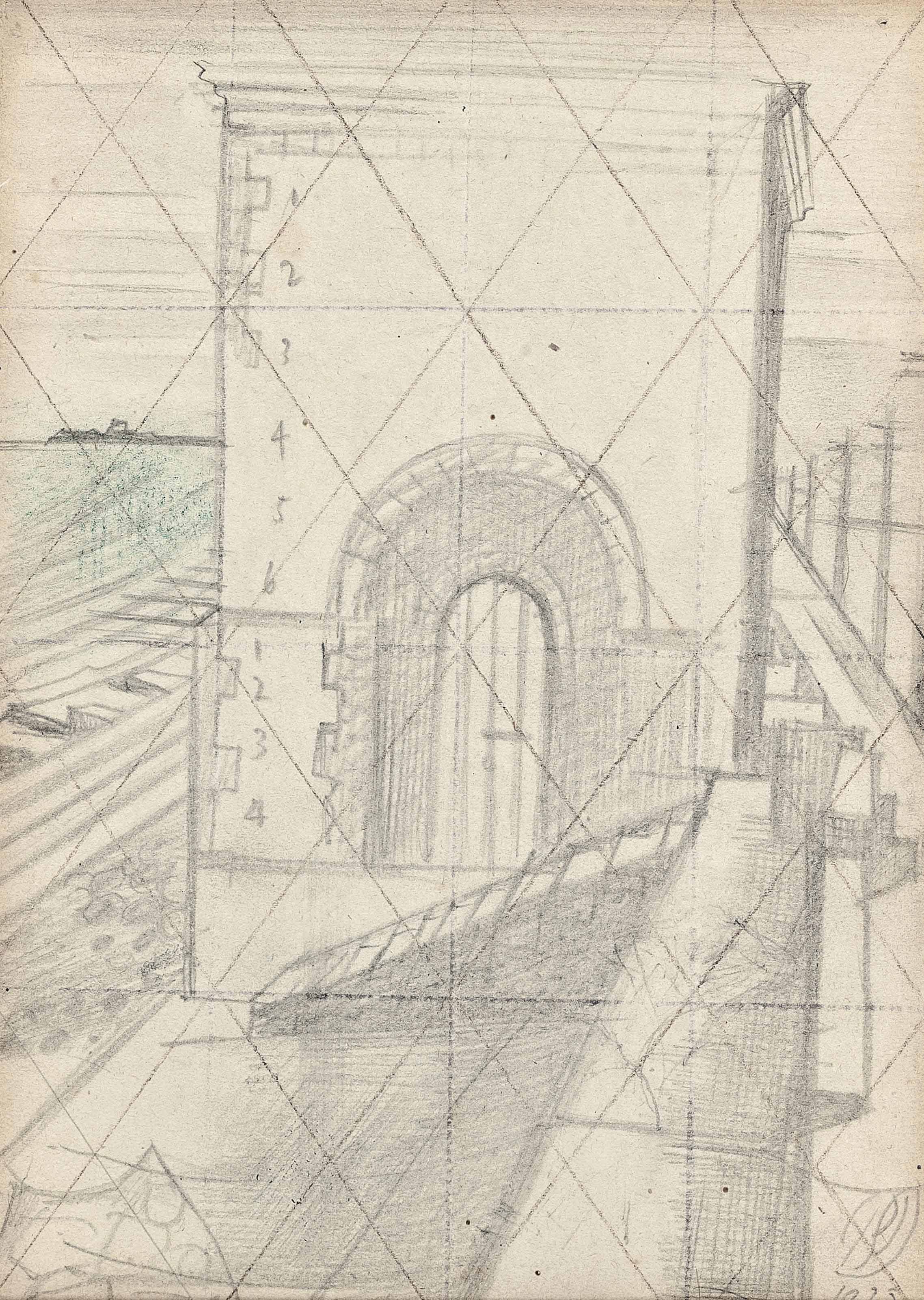 Paul Nash — Ностальгический пейзаж, кабинет