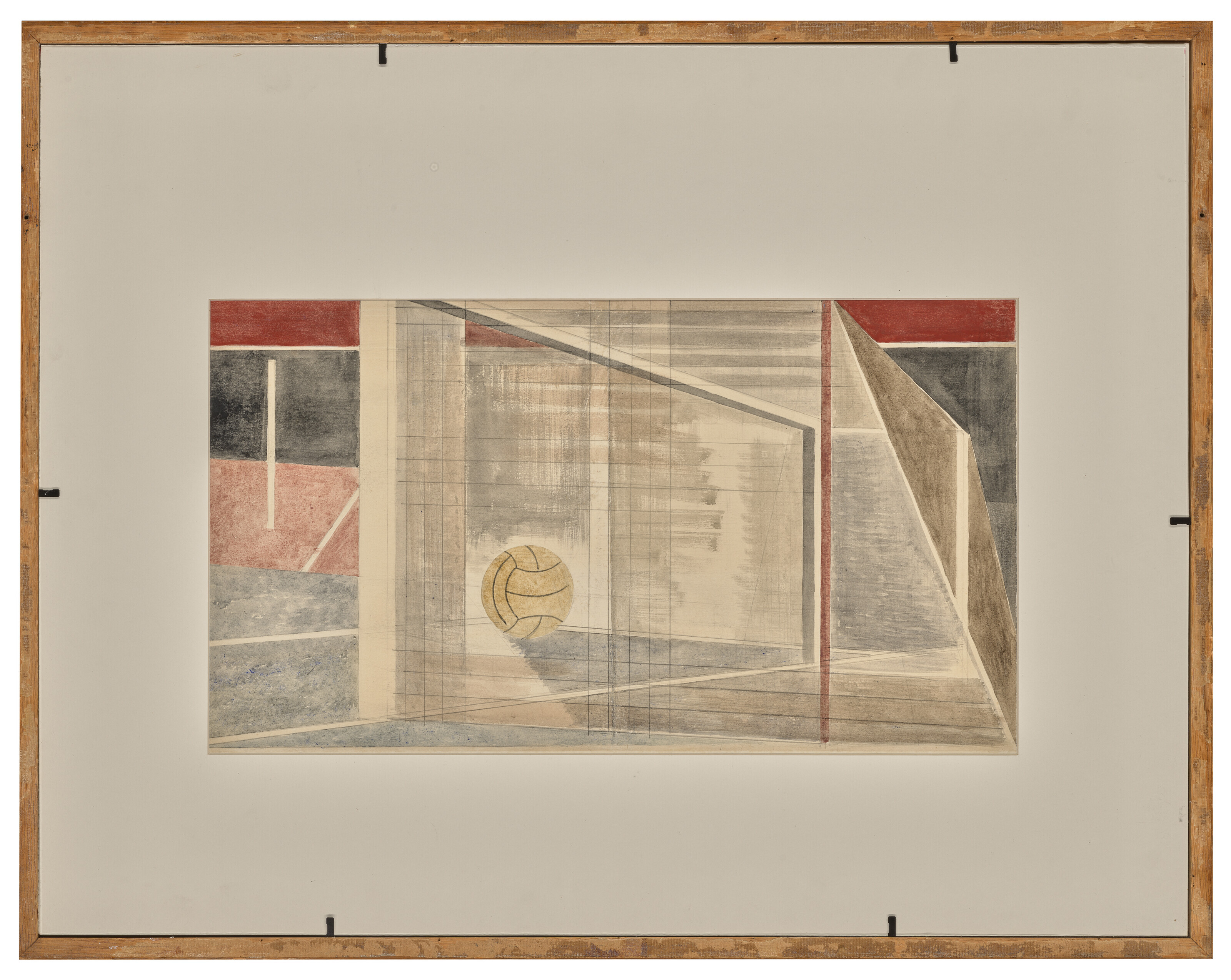 Paul Nash — Двустороннее исследование на тему "Футболисты предпочитают ракушки", изображение 3