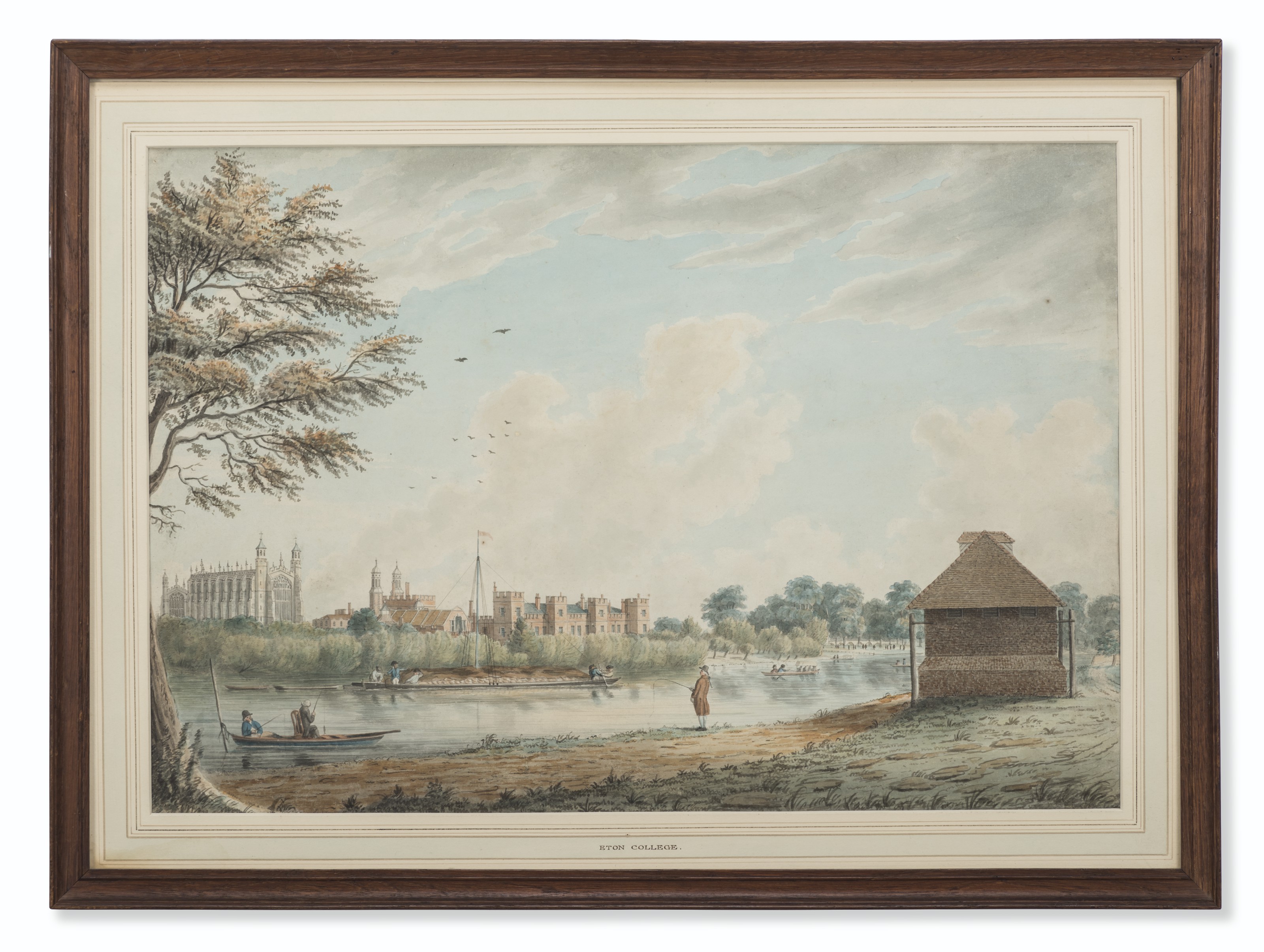 Paul Sandby — Итонский колледж, расположенный по ту сторону Темзы, изображение 2
