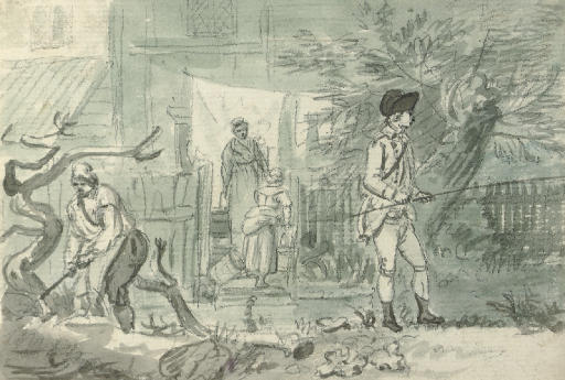 Paul Sandby — Цифры в Бейсуотере