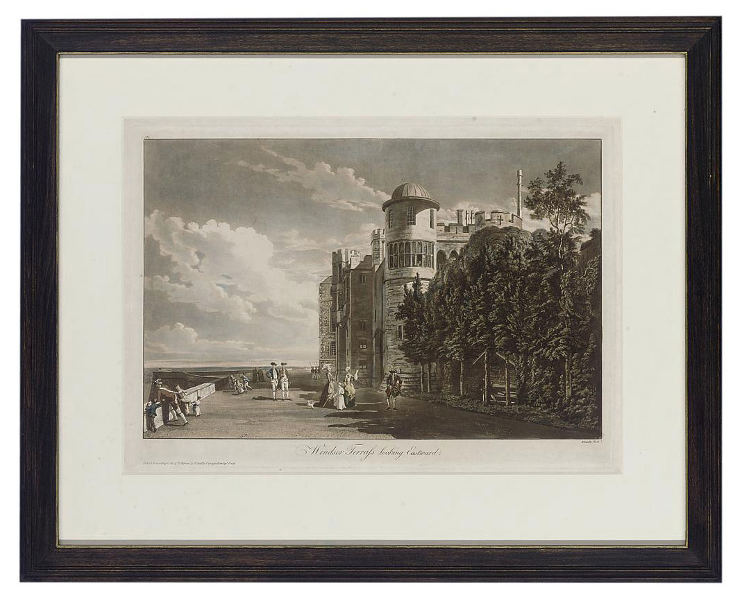 Paul Sandby — Виндзорская терраса, обращенная на Восток, и Виндзорская терраса, обращенная на Запад