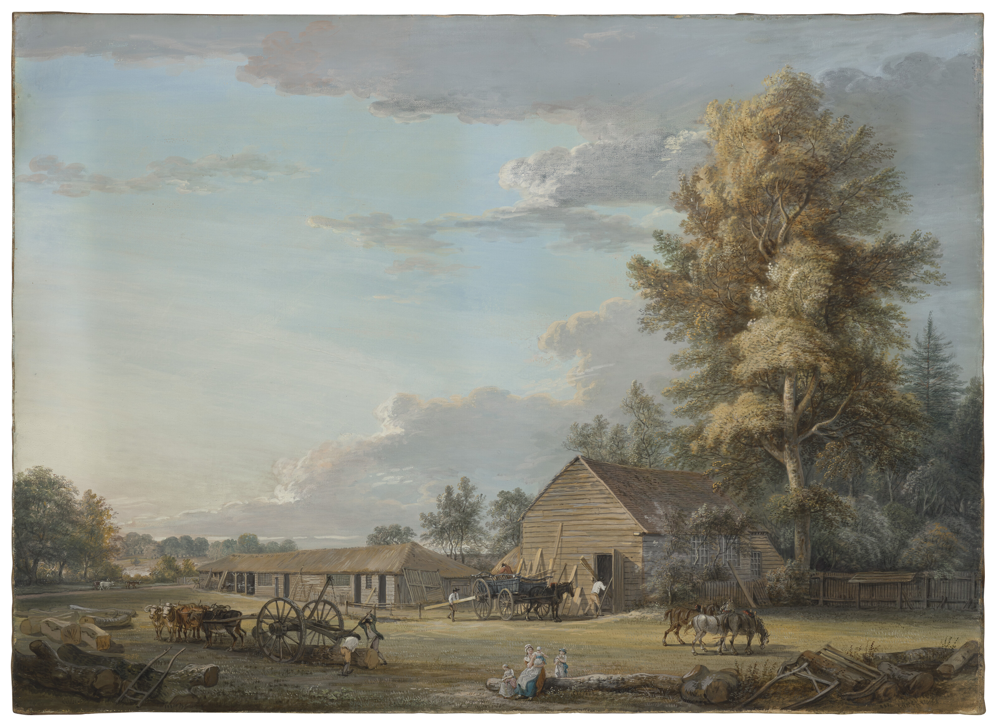 Paul Sandby — В вудворде, Большом Виндзорском парке