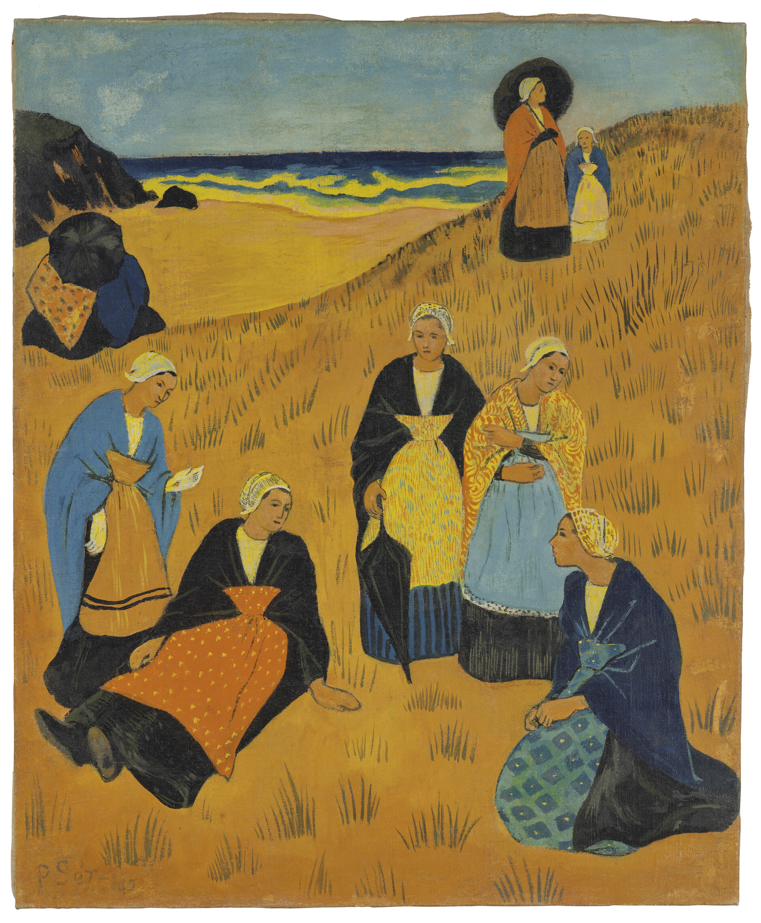 Paul Sérusier — Города Дуарнене, бретонские замки на дюнах Дуарнене, изображение 2