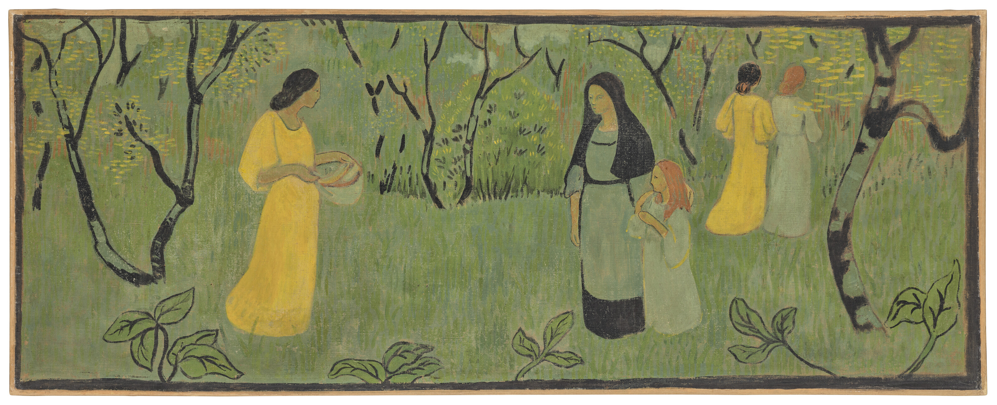 Paul Sérusier — Набережная дю Диманш (Желтые одежды), изображение 2