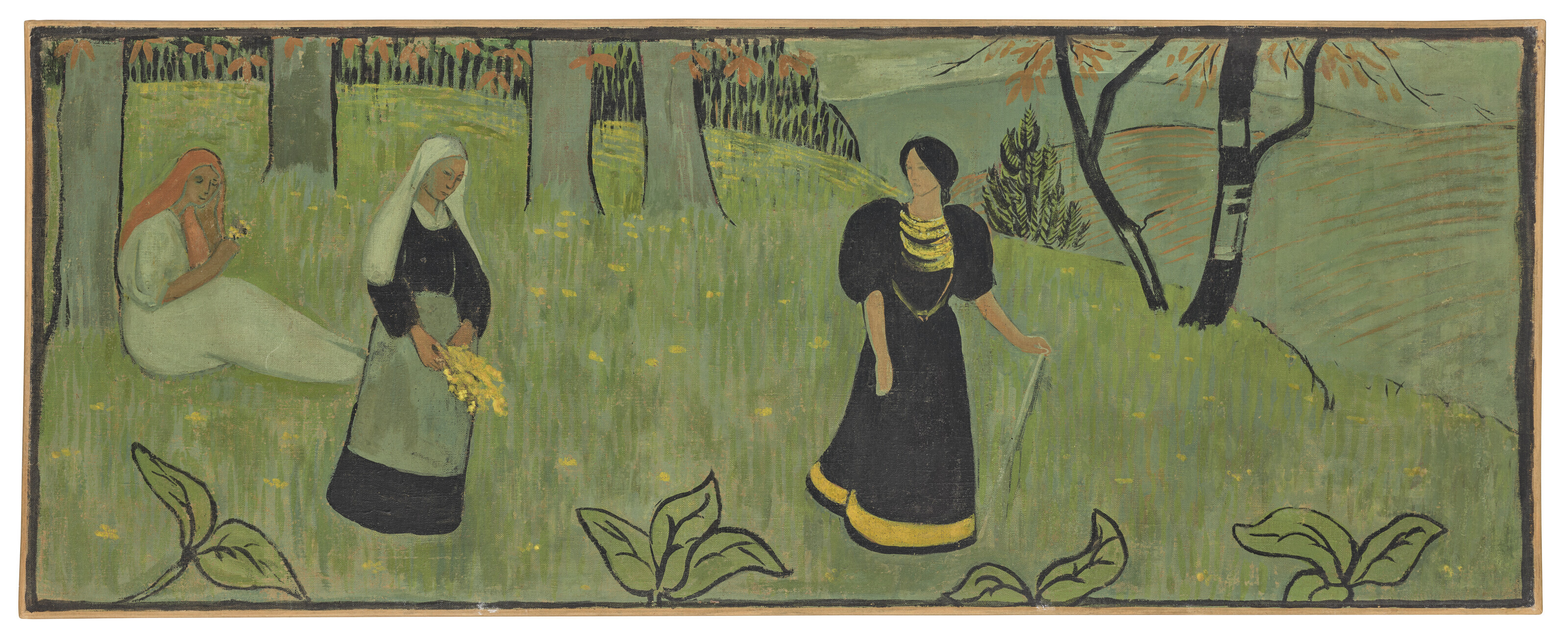 Paul Sérusier — Променад дю Диманш (Черный халат), изображение 2
