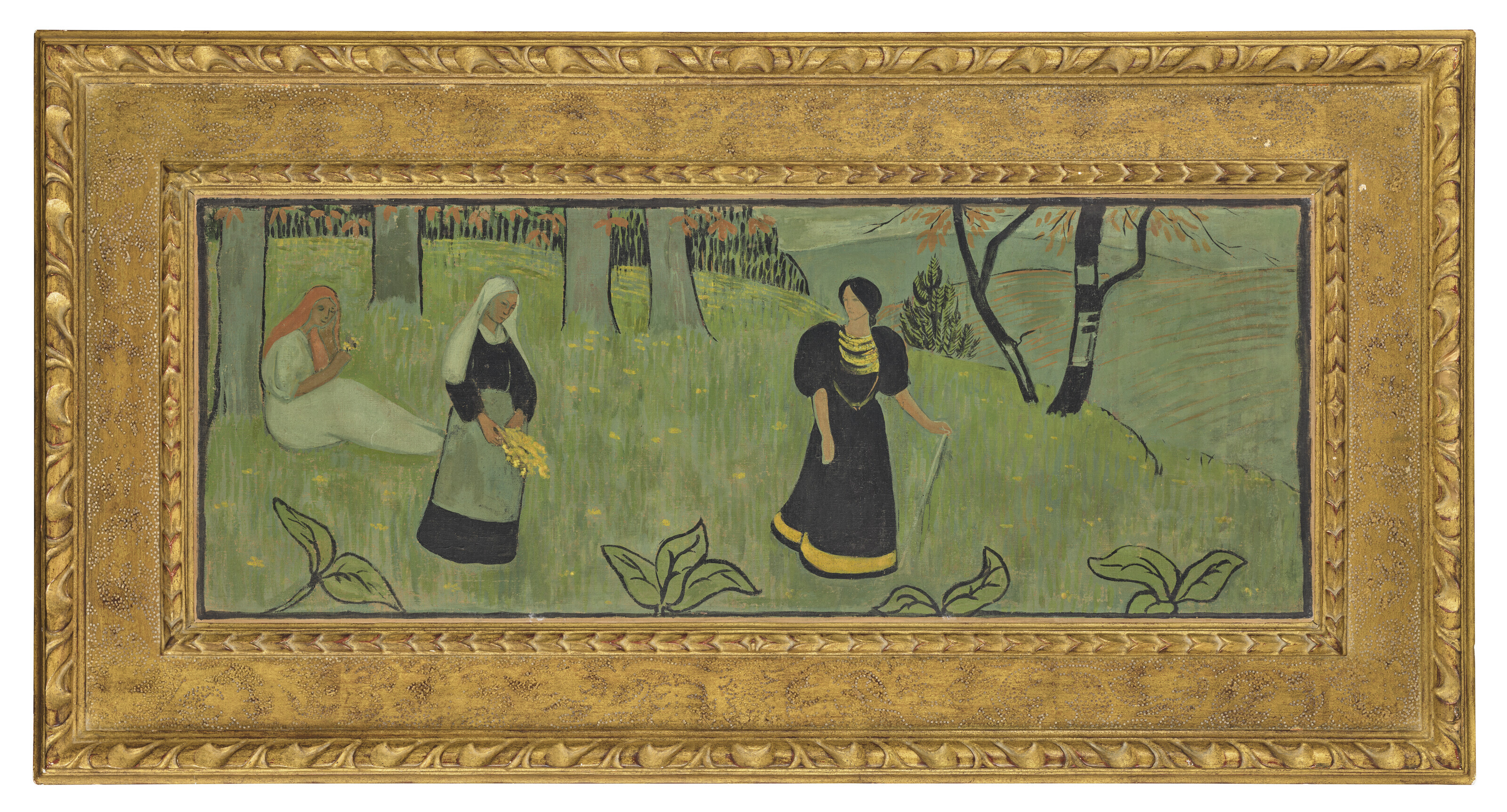 Paul Sérusier — Променад дю Диманш (Черный халат), изображение 4