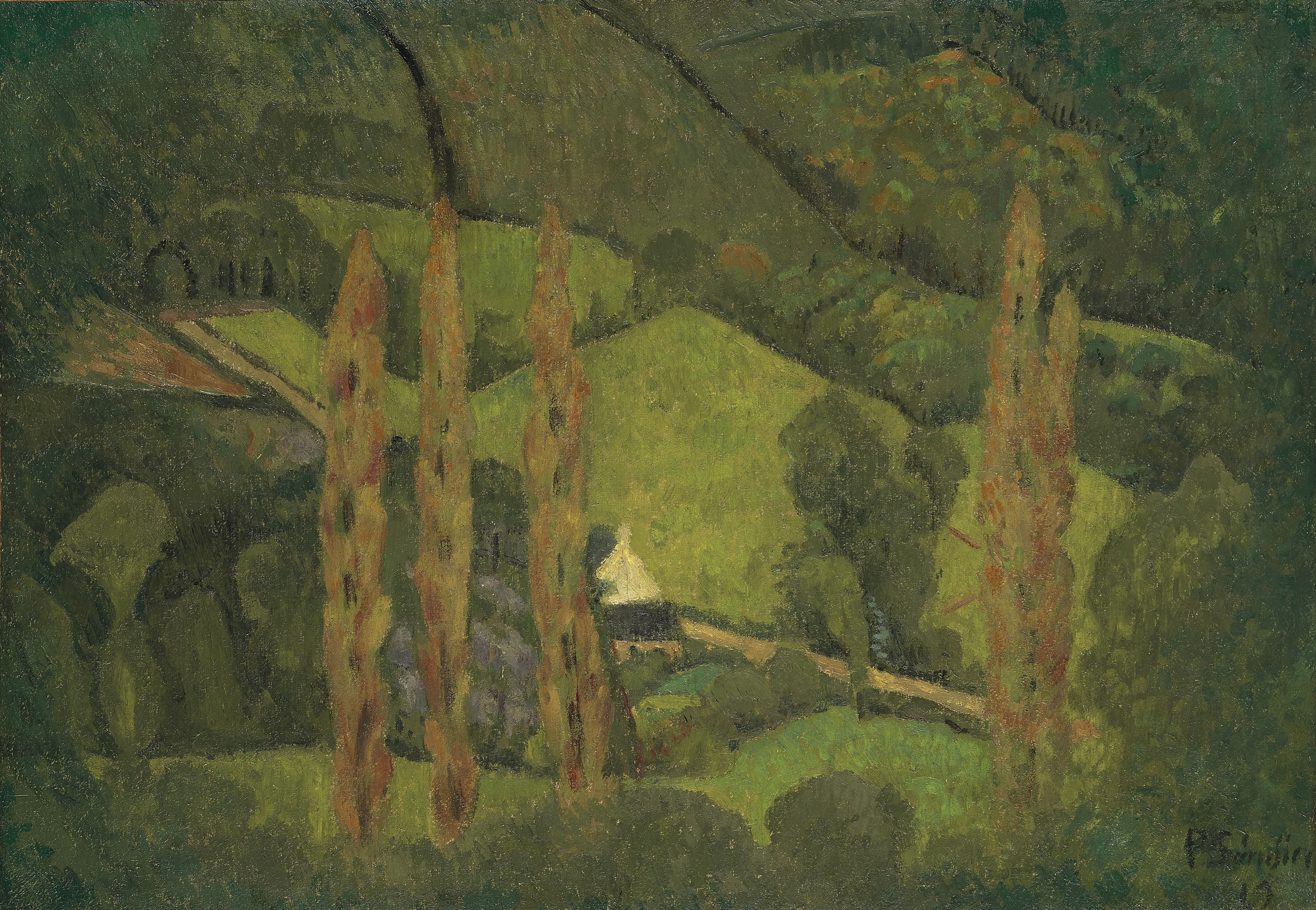 Paul Sérusier — Верхний Пейсаж, Долина Шатонеф