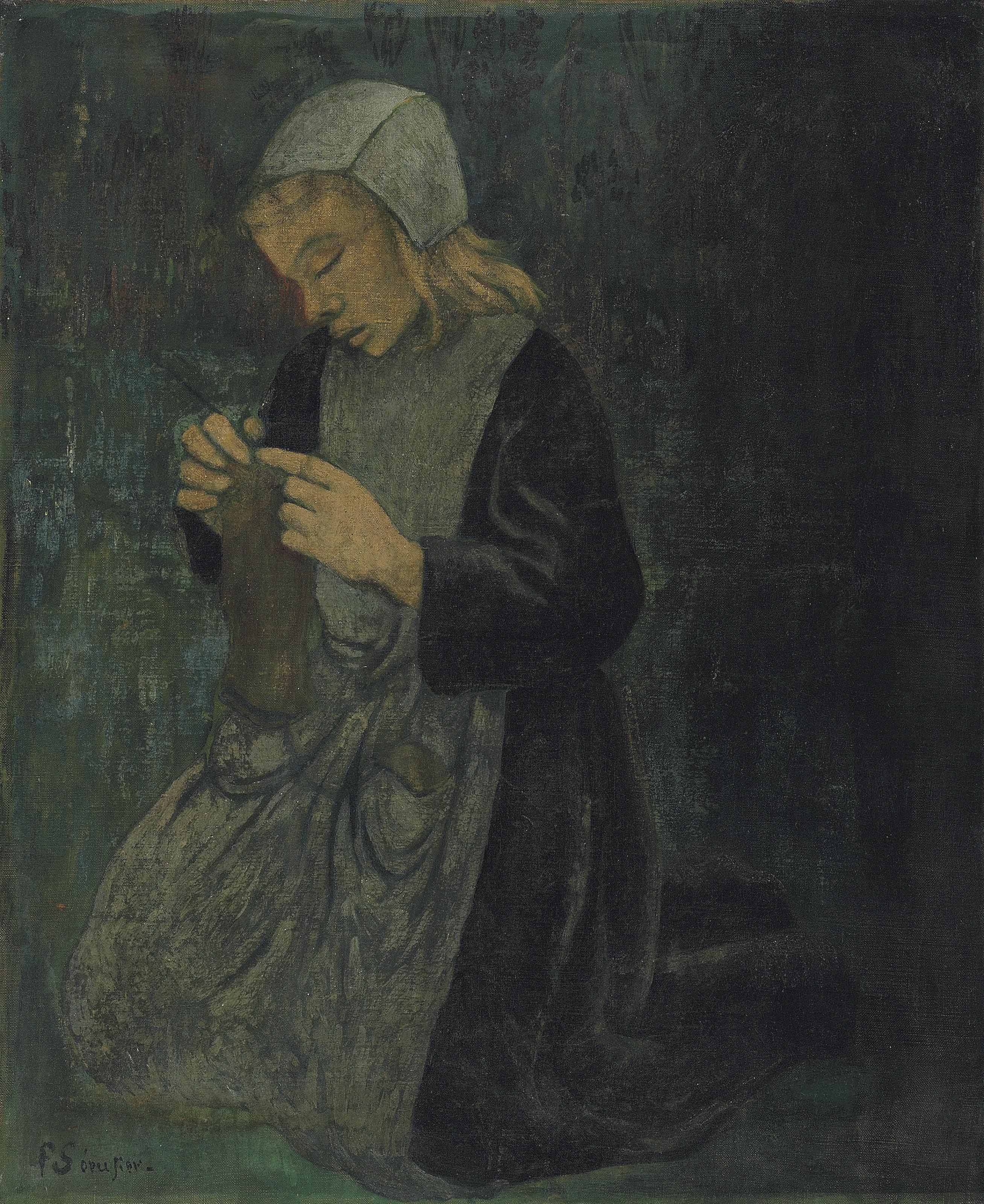 Paul Sérusier — Молодое бретонское трикотажное платье