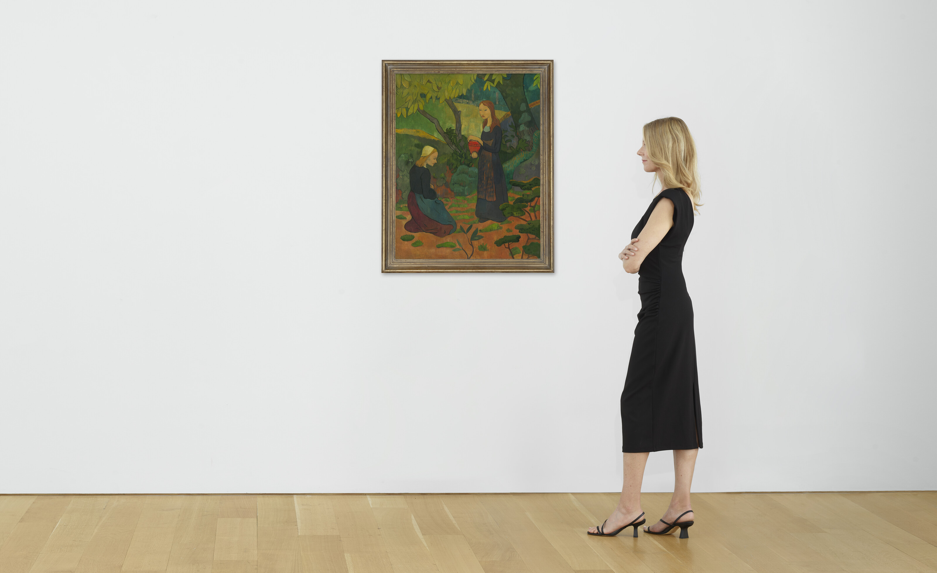 Paul Sérusier — Молодая бретонка в горшочке с вермильоном и филе аженуйе, изображение 5