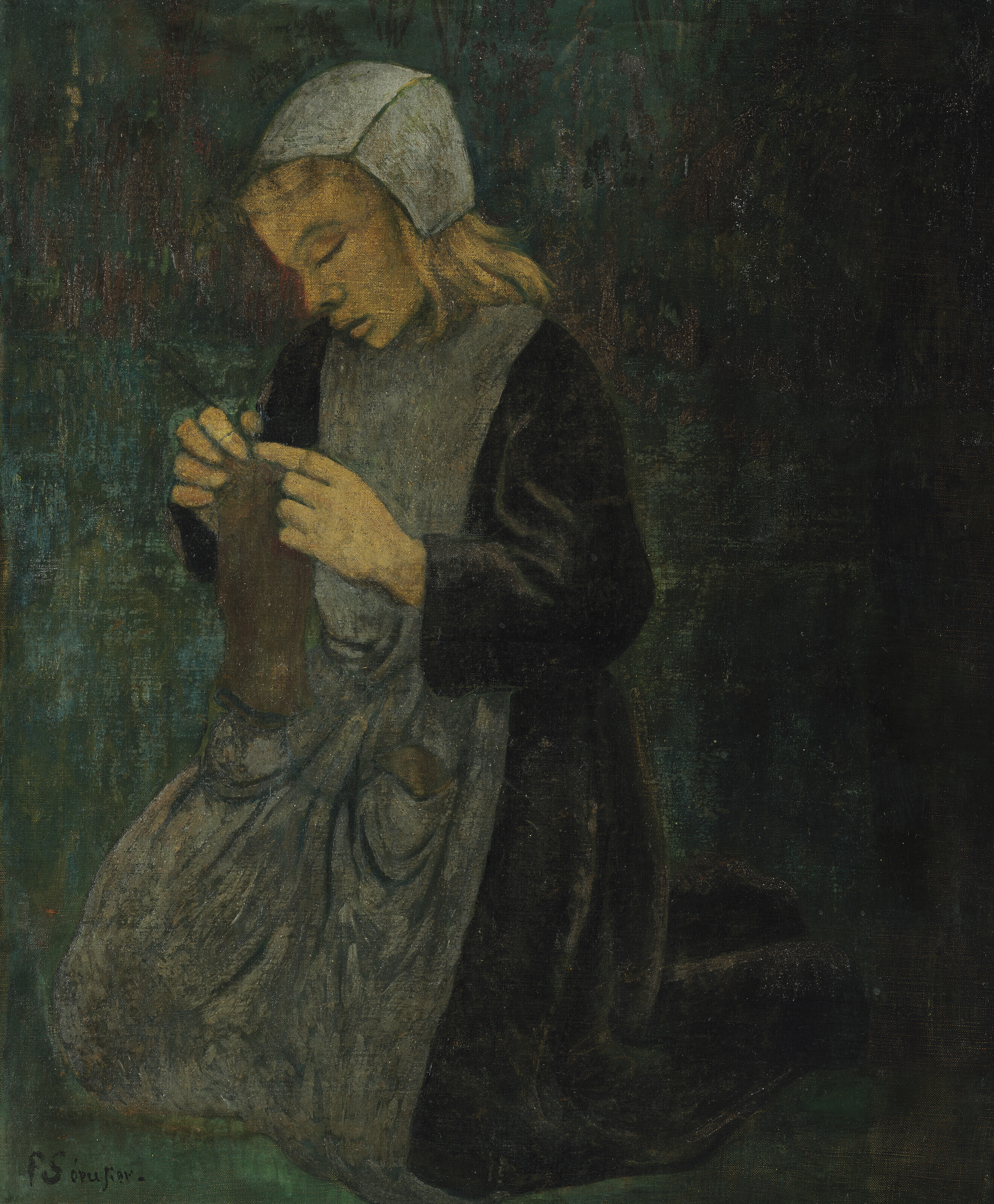Paul Sérusier — Молодое бретонское трикотажное платье