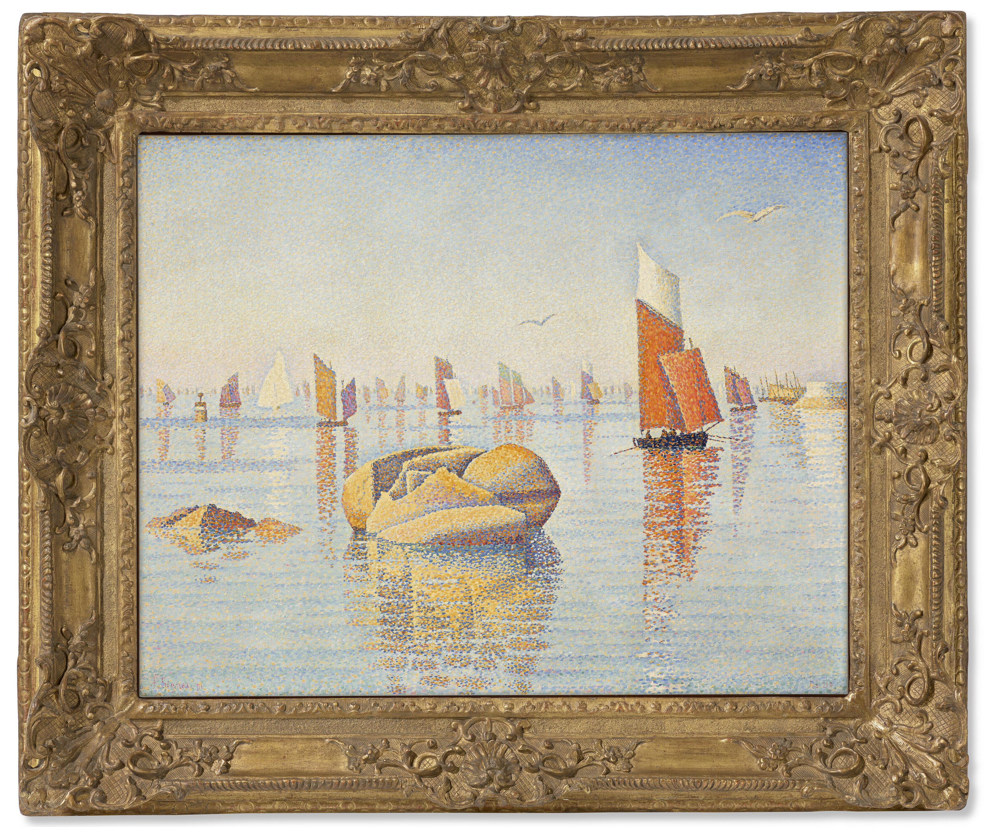 Paul Signac — Конкарно, "Утренняя тишина" (опус № 219, ларгетто), изображение 2