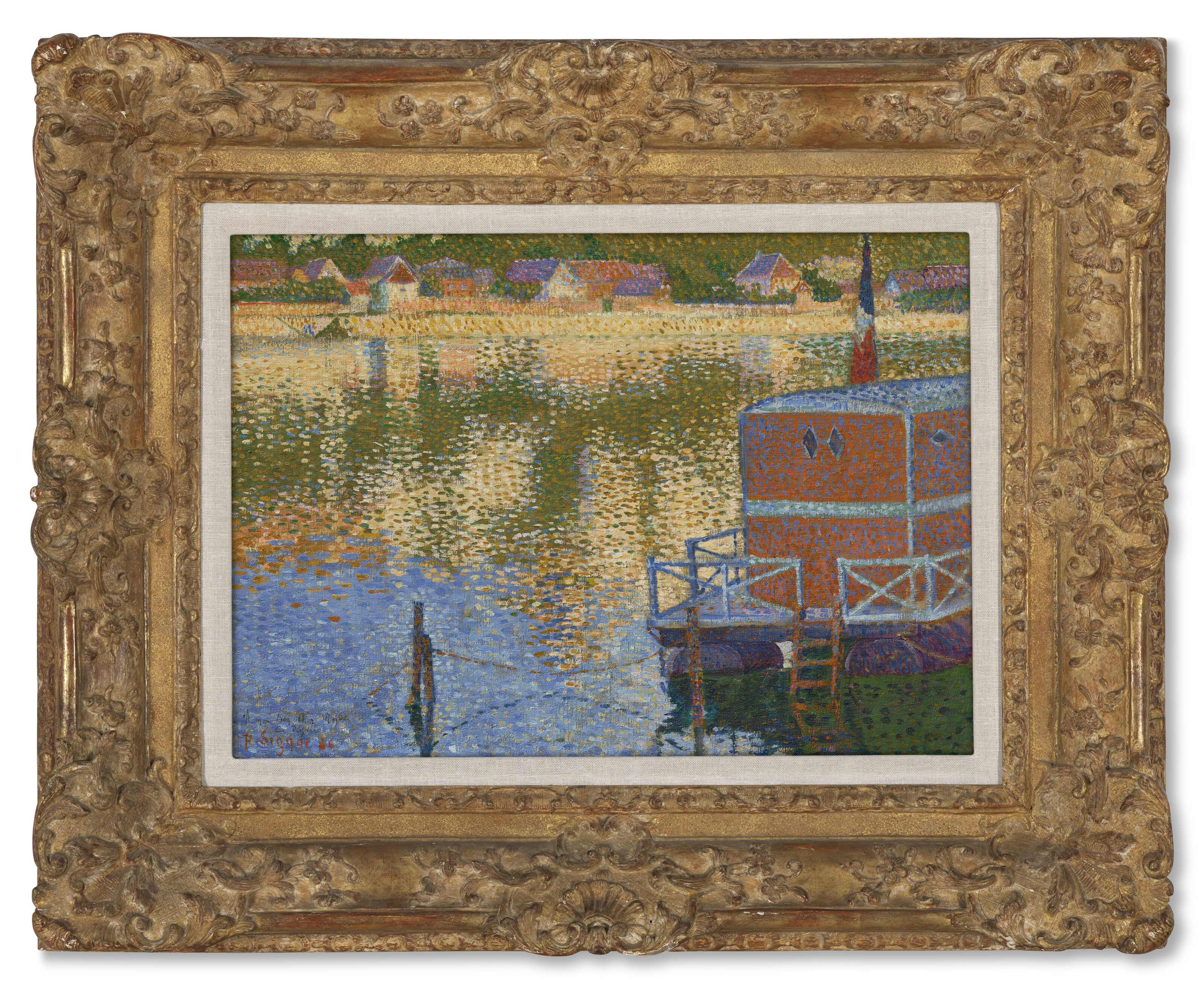 Paul Signac — Ле-Андели, ле-бен (опус № 137, Ле-бен по-Лукасовски), изображение 2