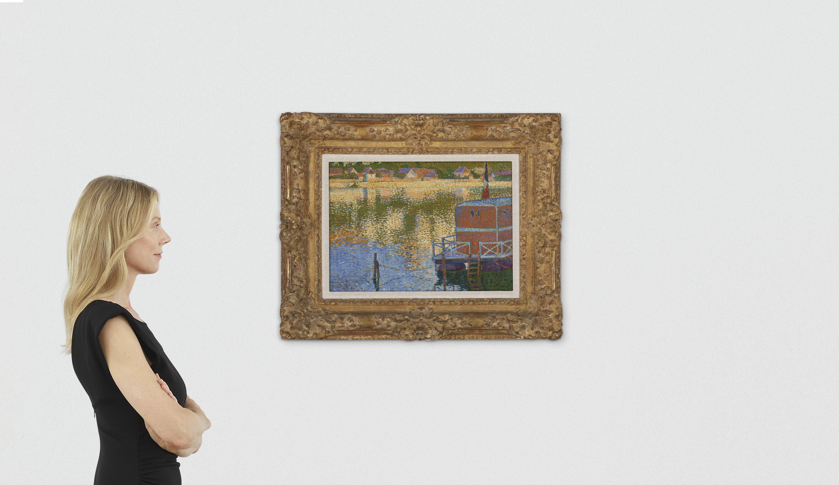 Paul Signac — Ле-Андели, ле-бен (опус № 137, Ле-бен по-Лукасовски), изображение 4