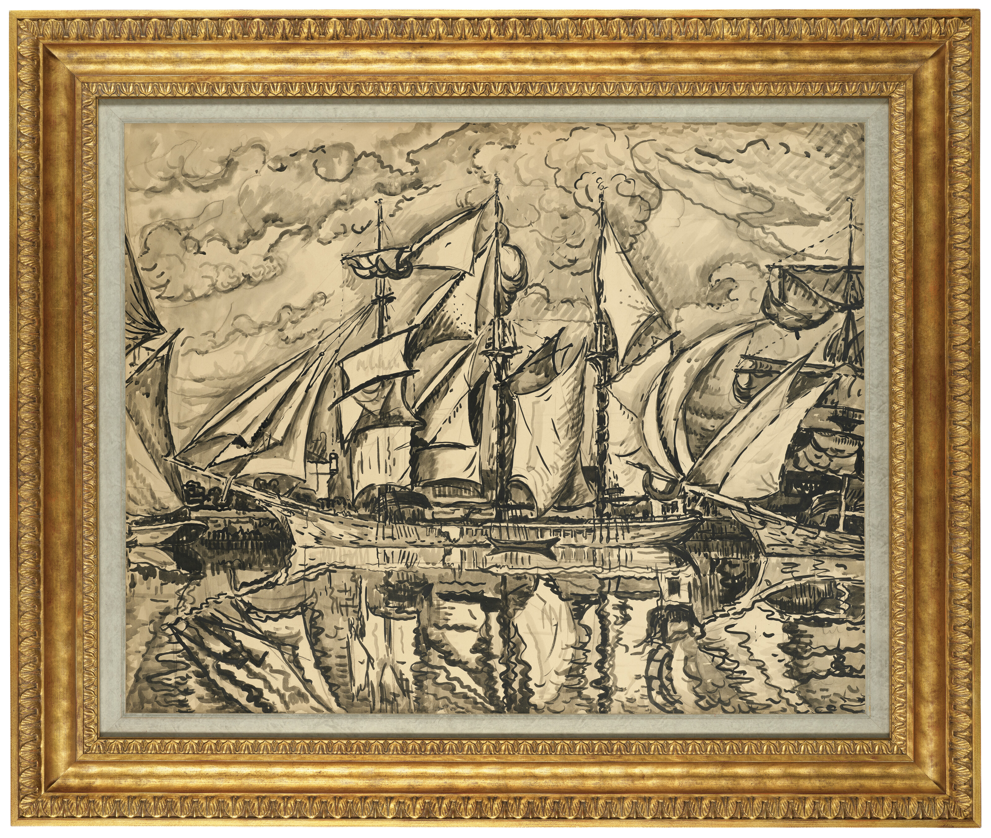 Paul Signac — Труа-матс-терре-невас. Вуаля! Сен-Мало, изображение 2