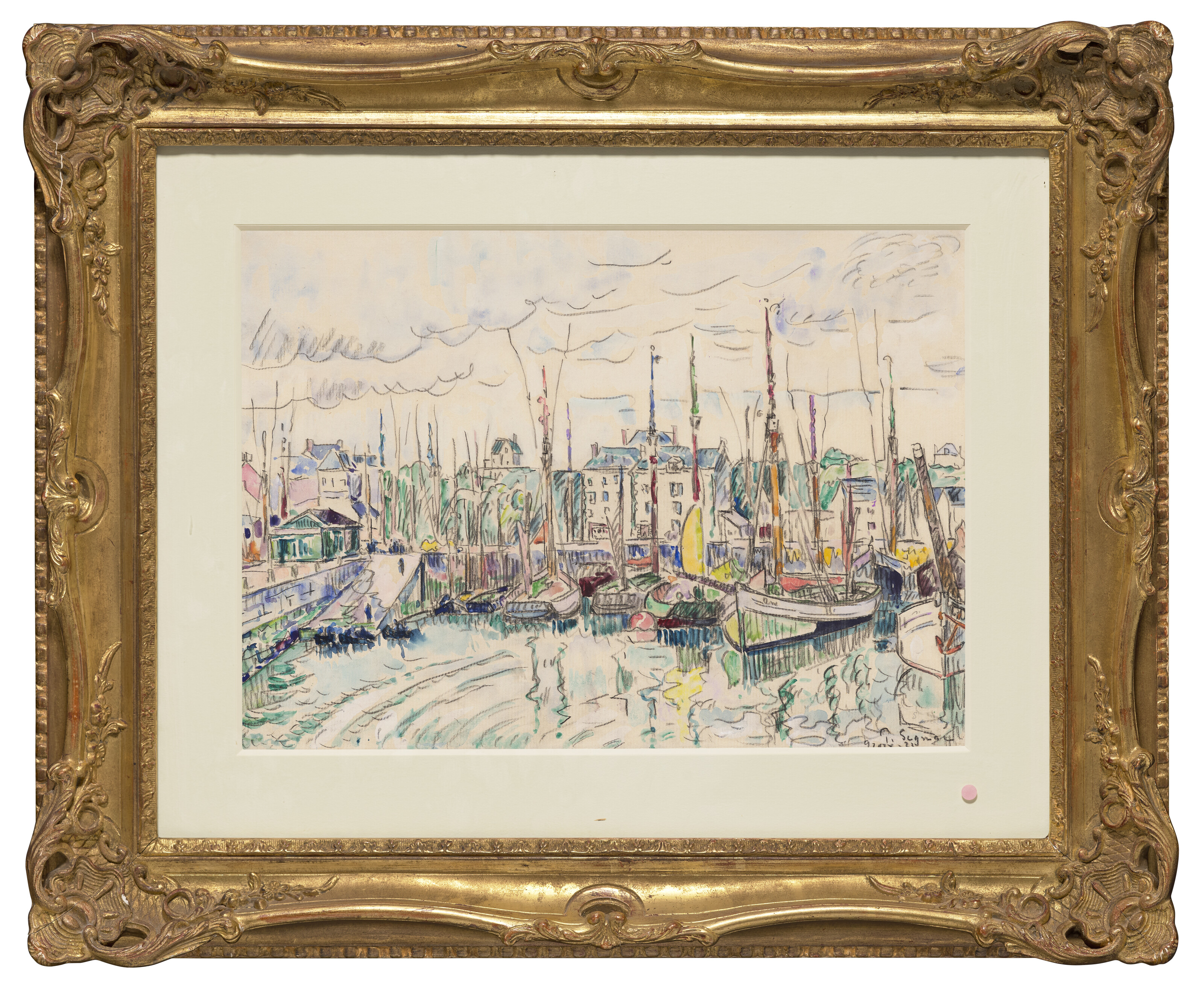 Paul Signac — Груа. Тонье в порту, изображение 2