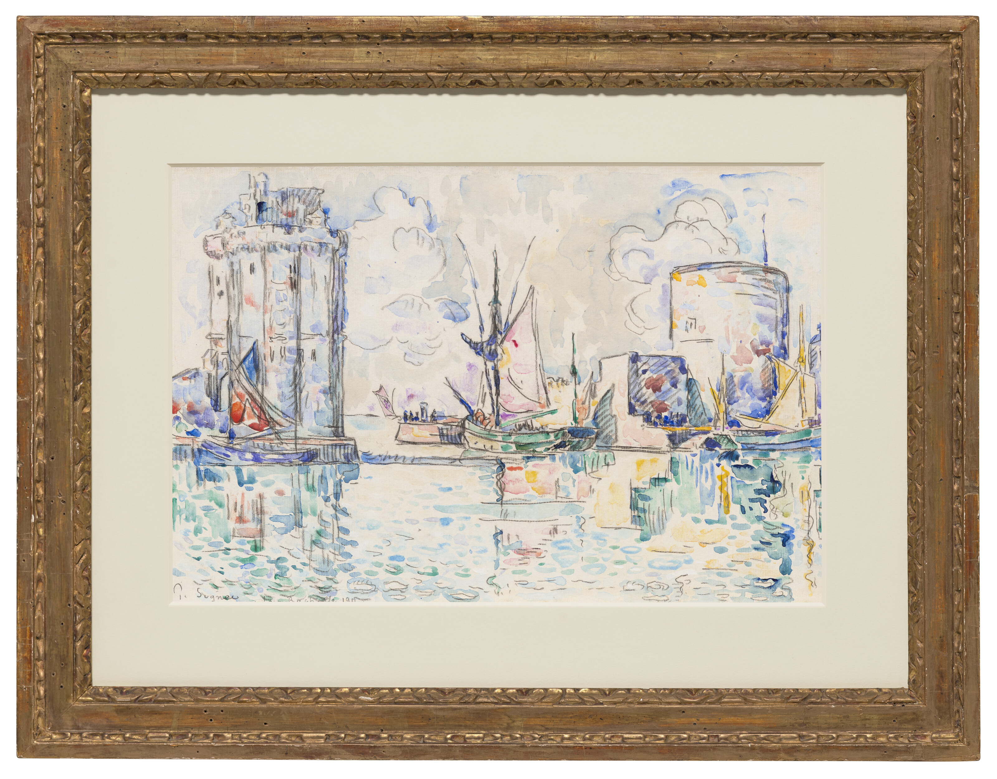 Paul Signac — Ла-Рошель. Вылазка в порт, изображение 2