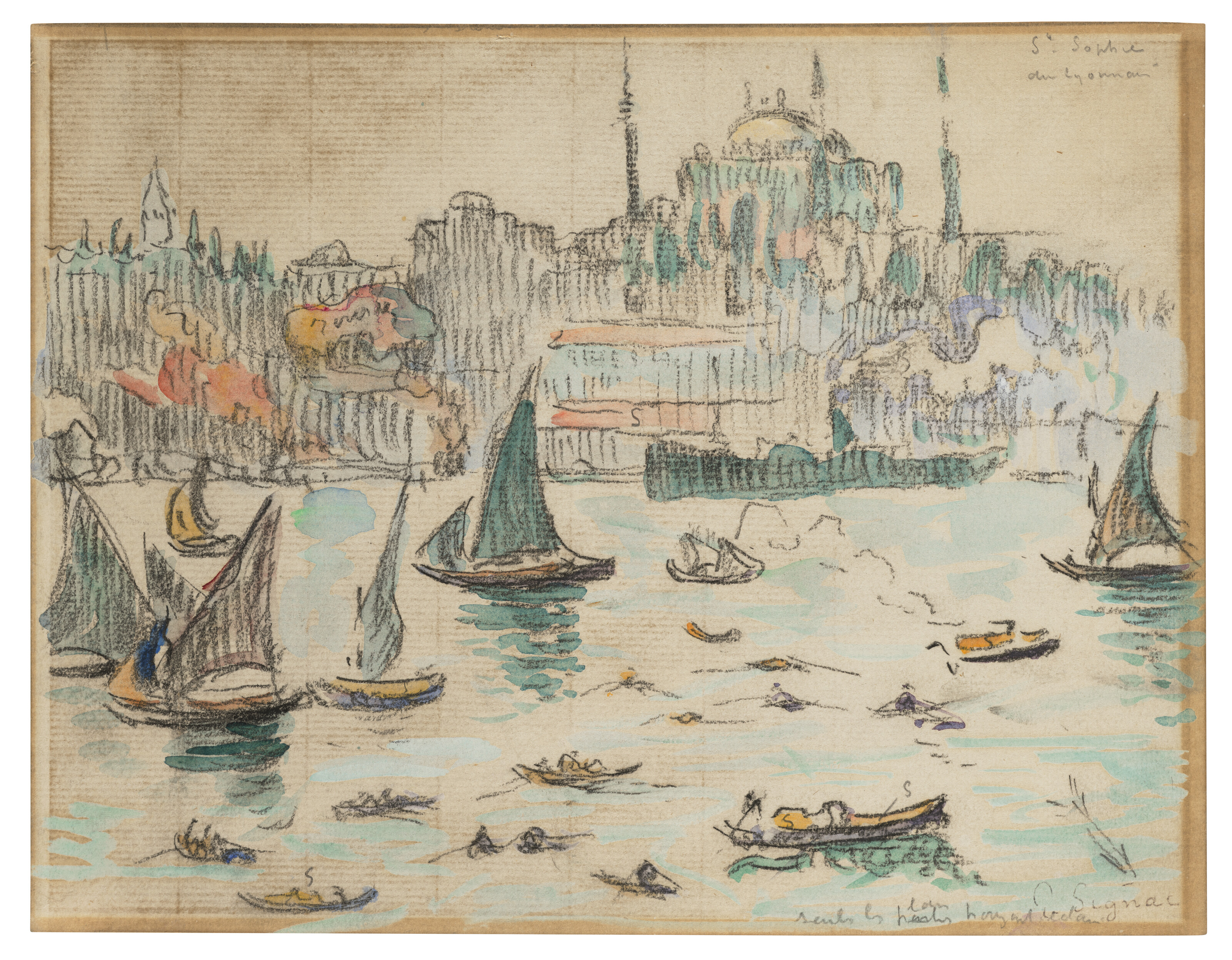 Paul Signac — Константинополь, Сент-Софи, изображение 2