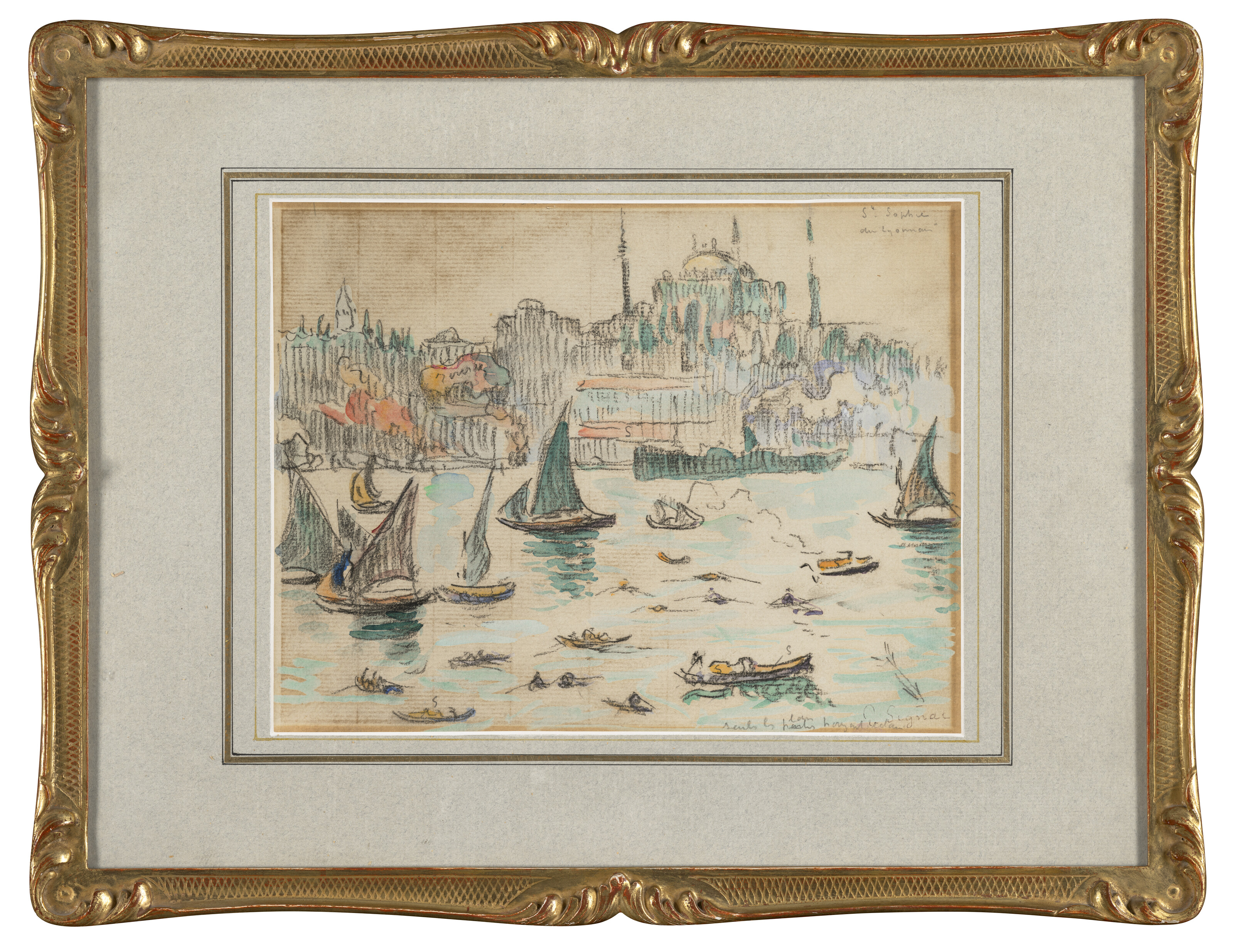 Paul Signac — Константинополь, Сент-Софи, изображение 4