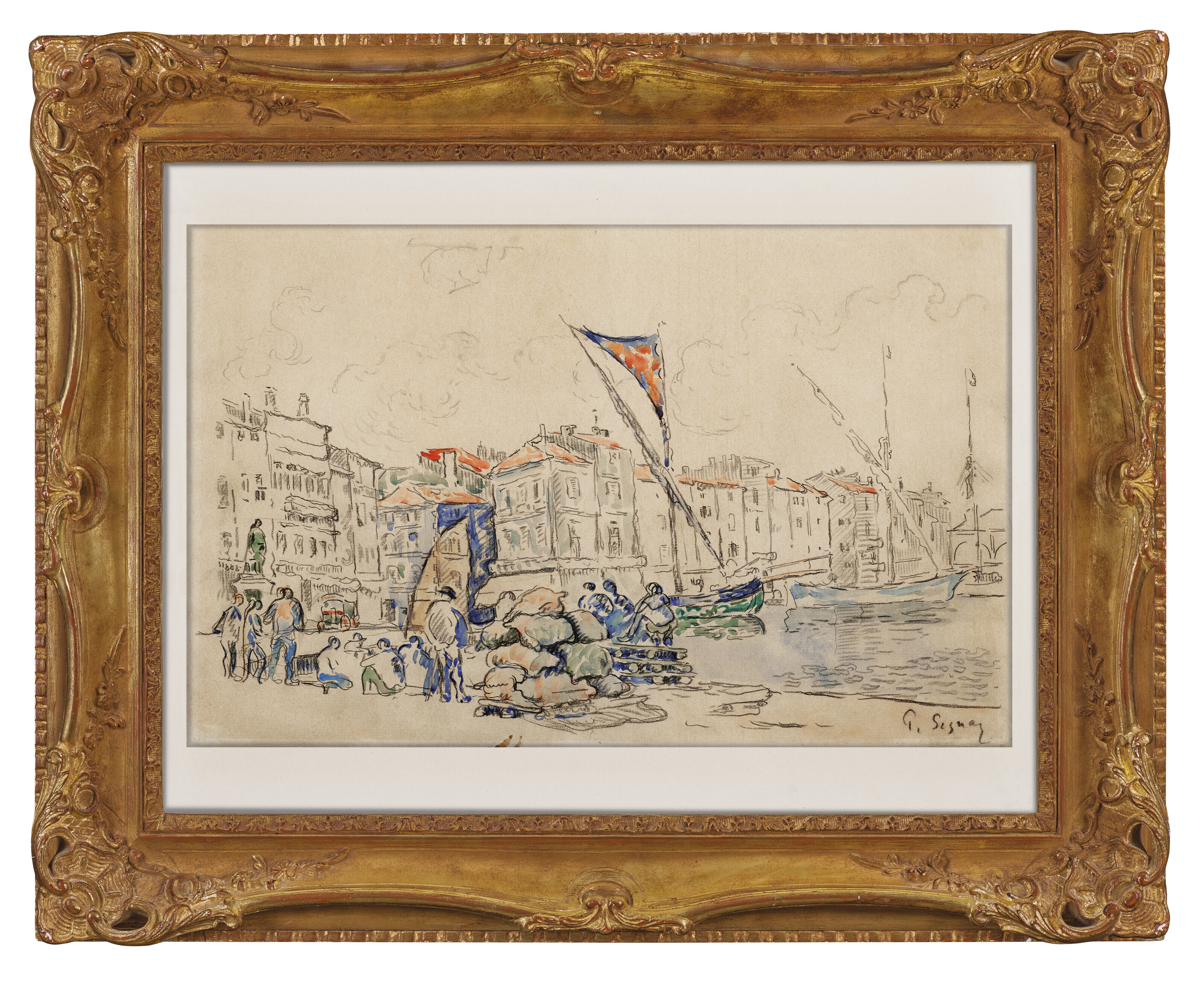 Paul Signac — Сен-Тропе, Ле-Порт, изображение 2