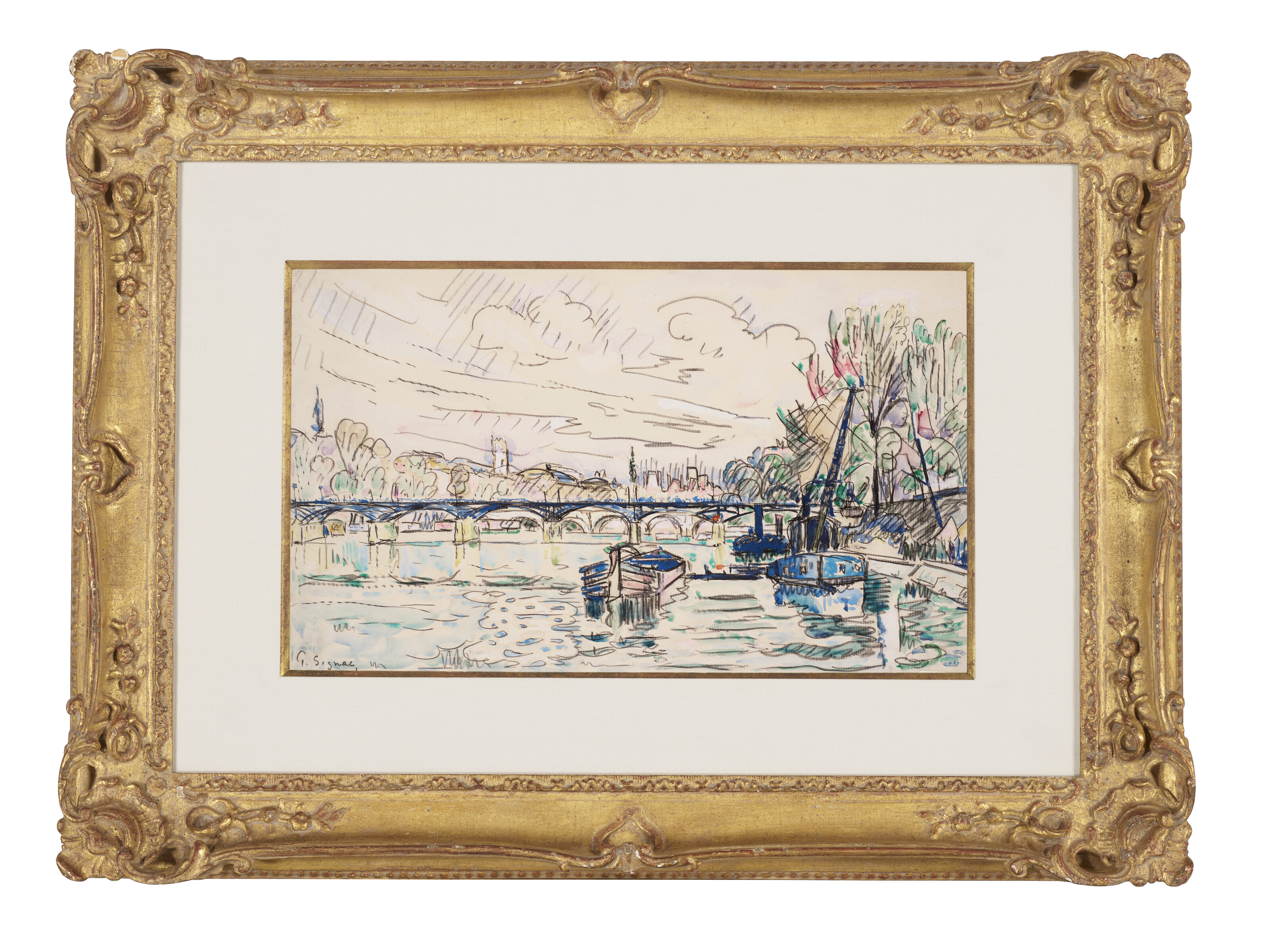 Paul Signac — Париж. Мост искусств, изображение 2