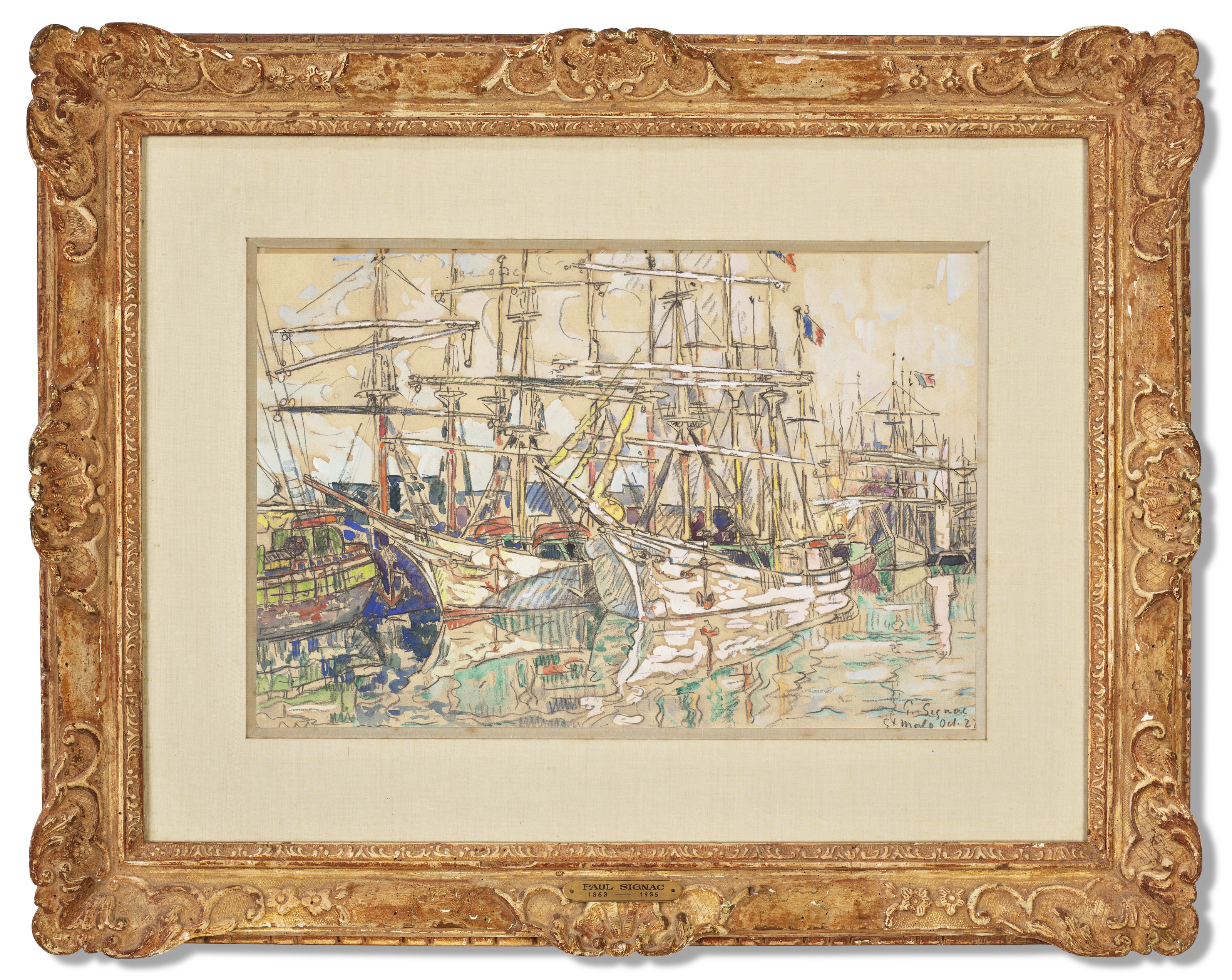 Paul Signac — Сен-Мало, набережная Летты, изображение 2