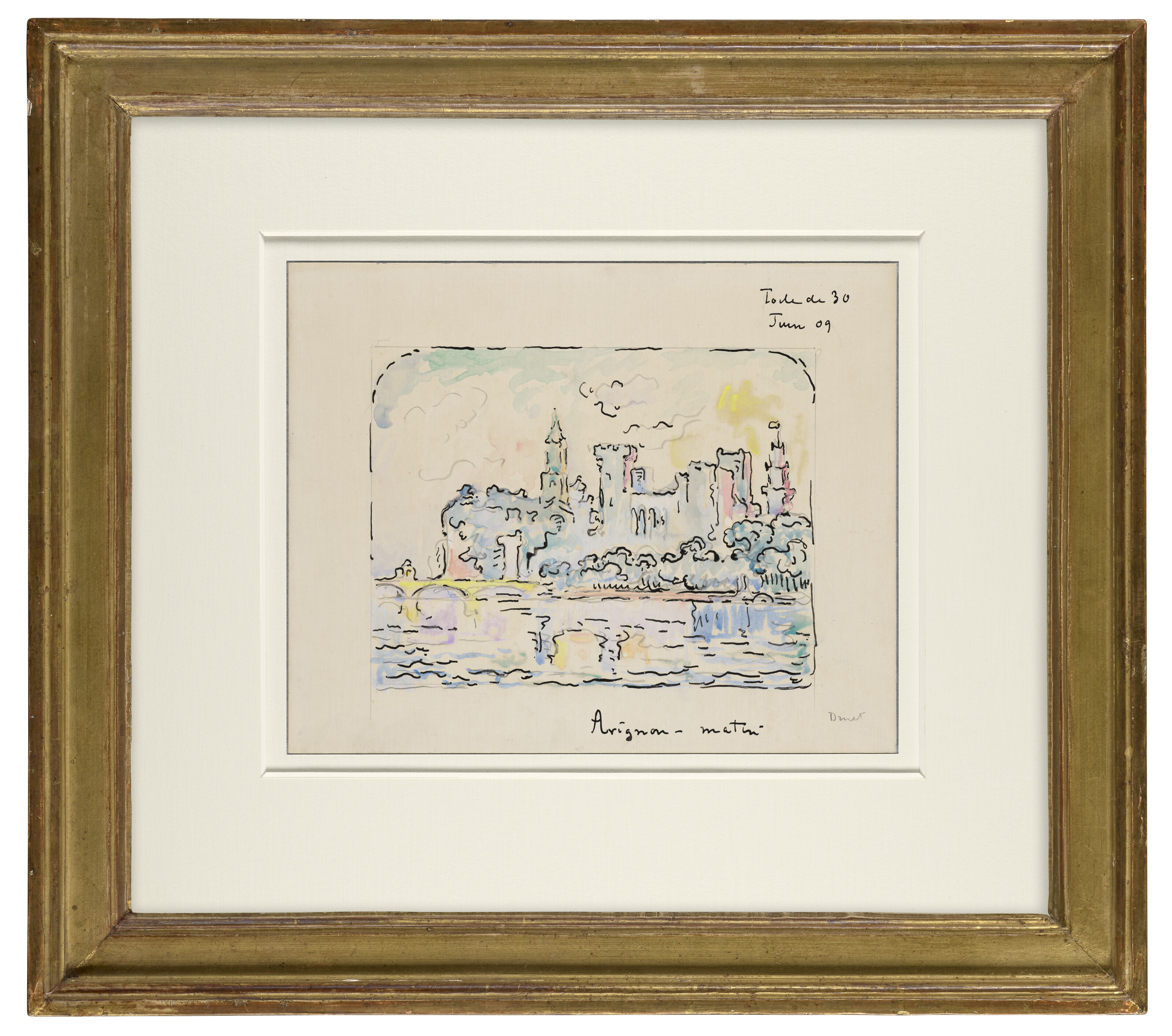 Paul Signac — Авиньон. Утро, изображение 2