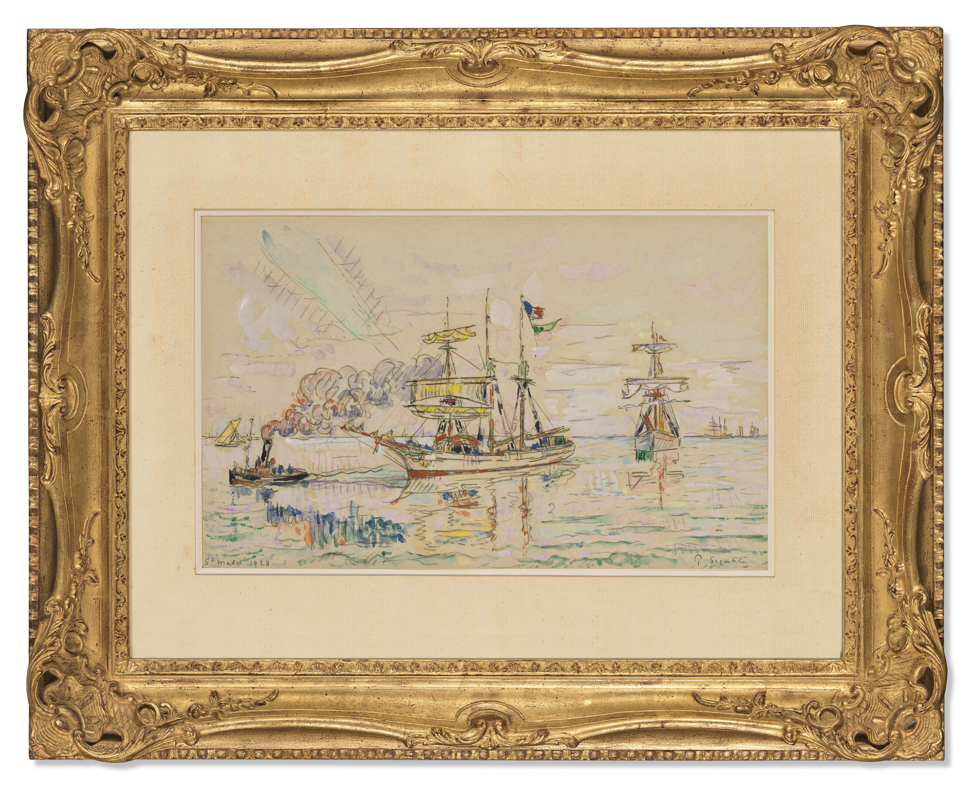 Paul Signac — Сен-Мало. Лес Терреневас, изображение 3