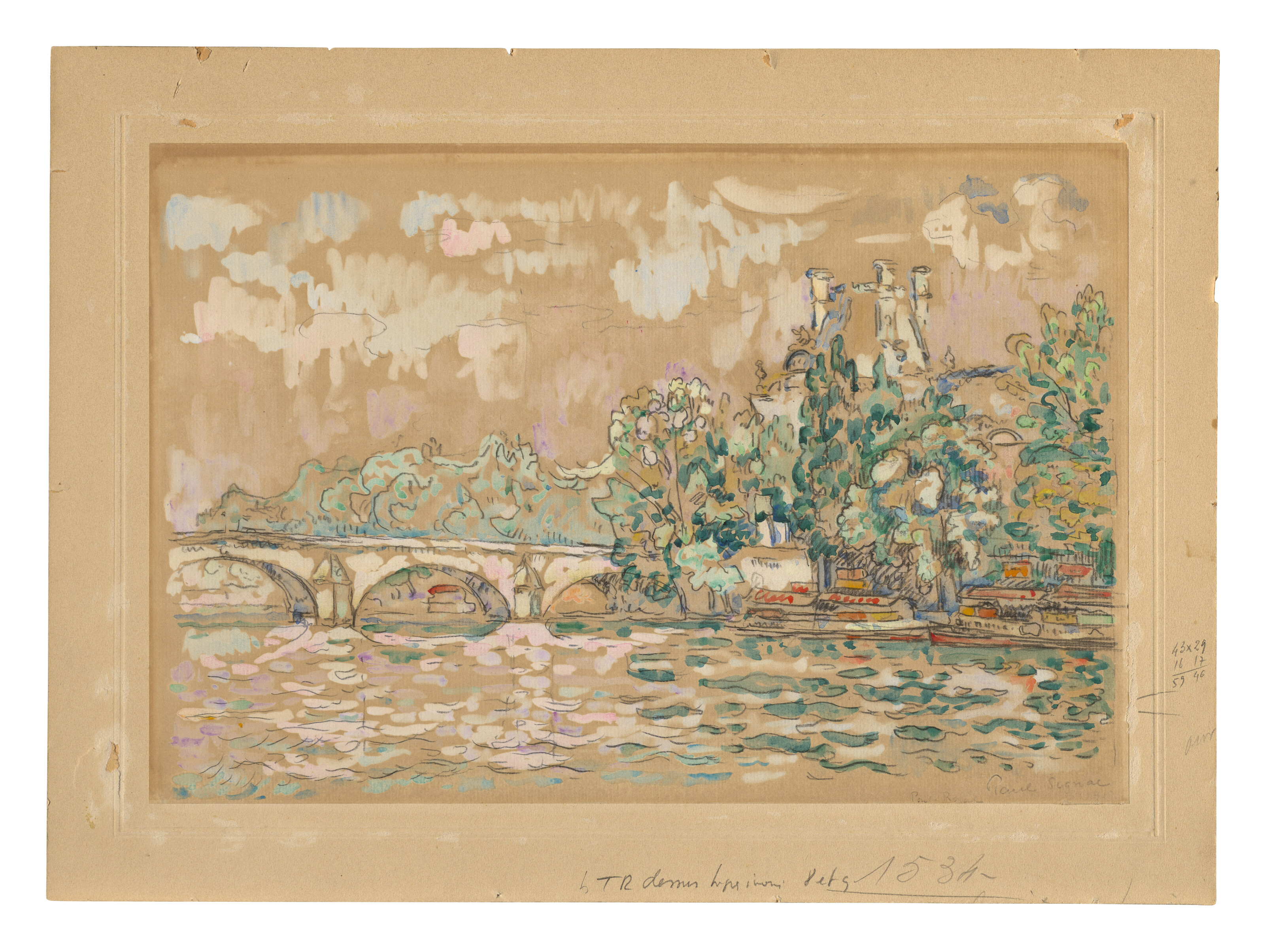 Paul Signac — Париж, Ле-Пон-Руаяль, изображение 2