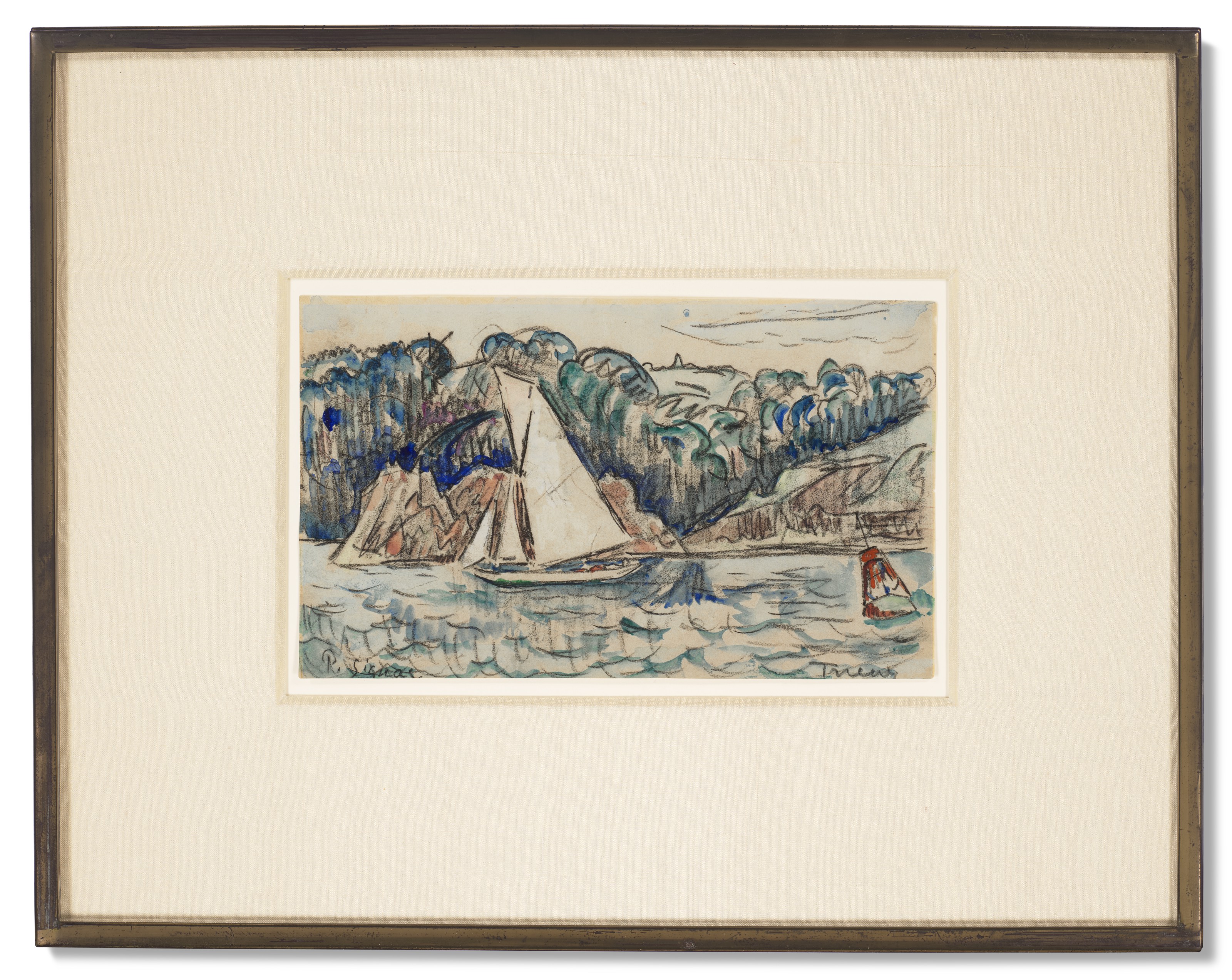 Paul Signac — Вуаль-навигатор в ле-Трие, изображение 2