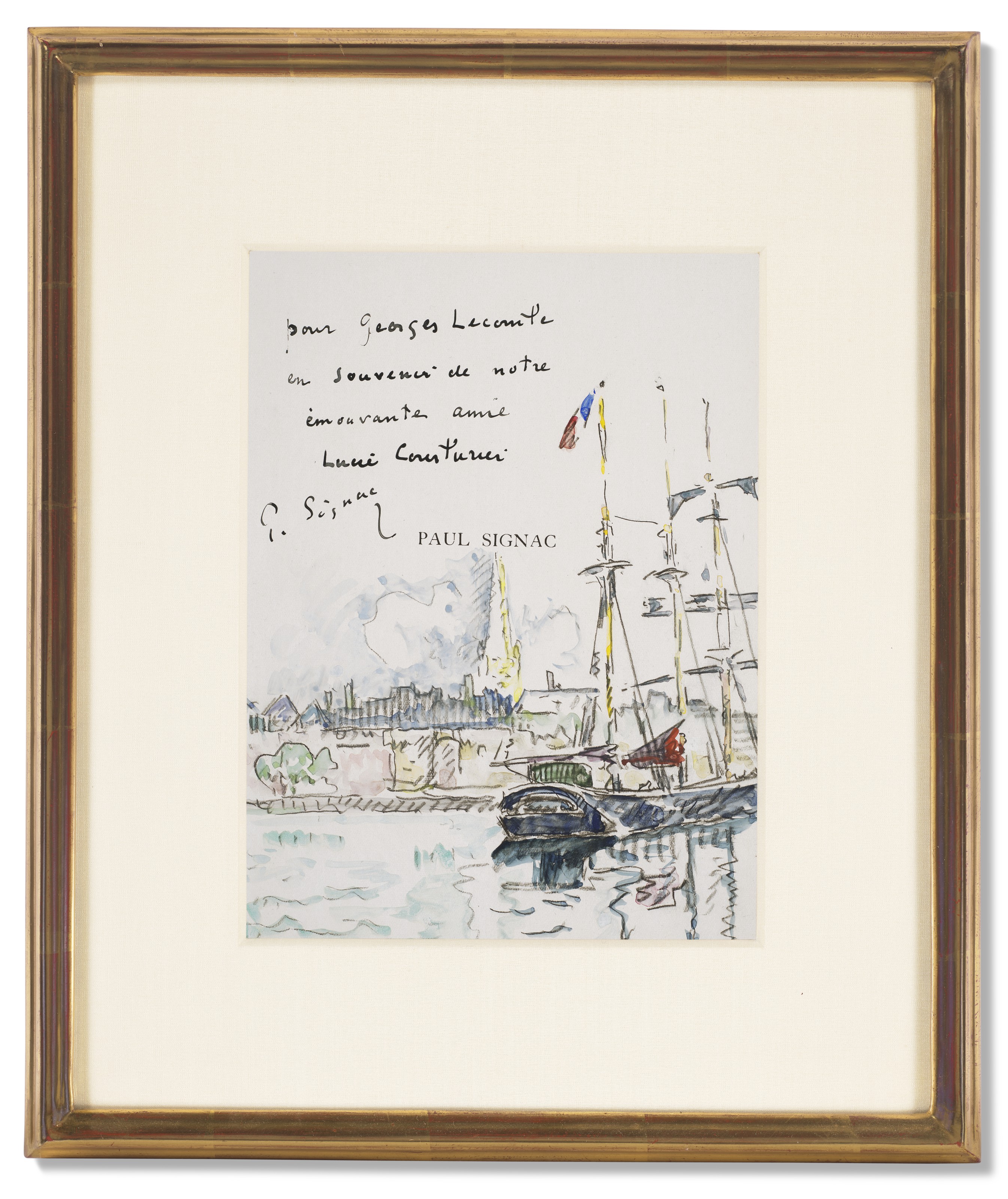 Paul Signac — Путешествие по Анкре, по большому бретонскому порту, изображение 2