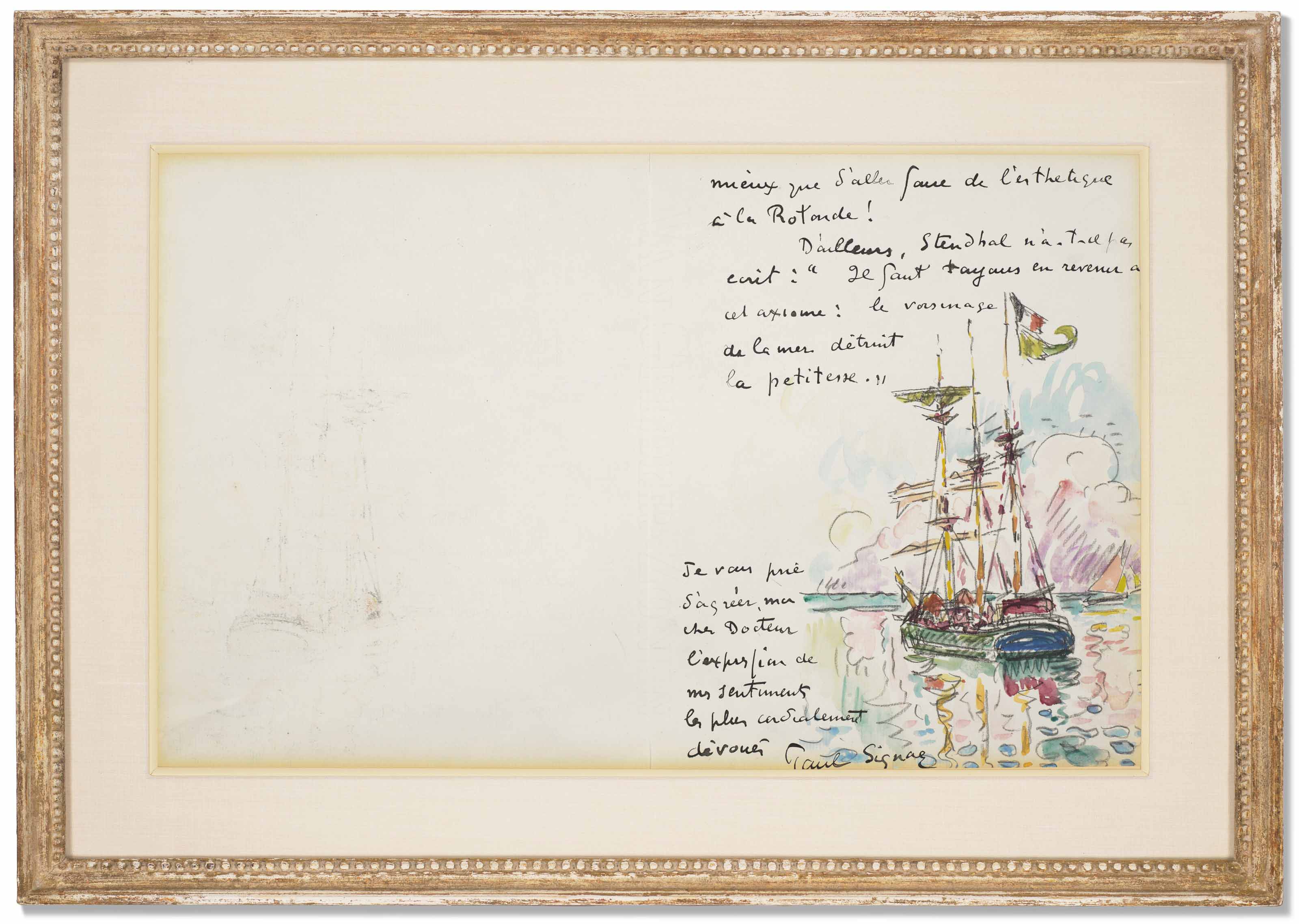 Paul Signac — Вылазка в порт (Труа матс), изображение 3
