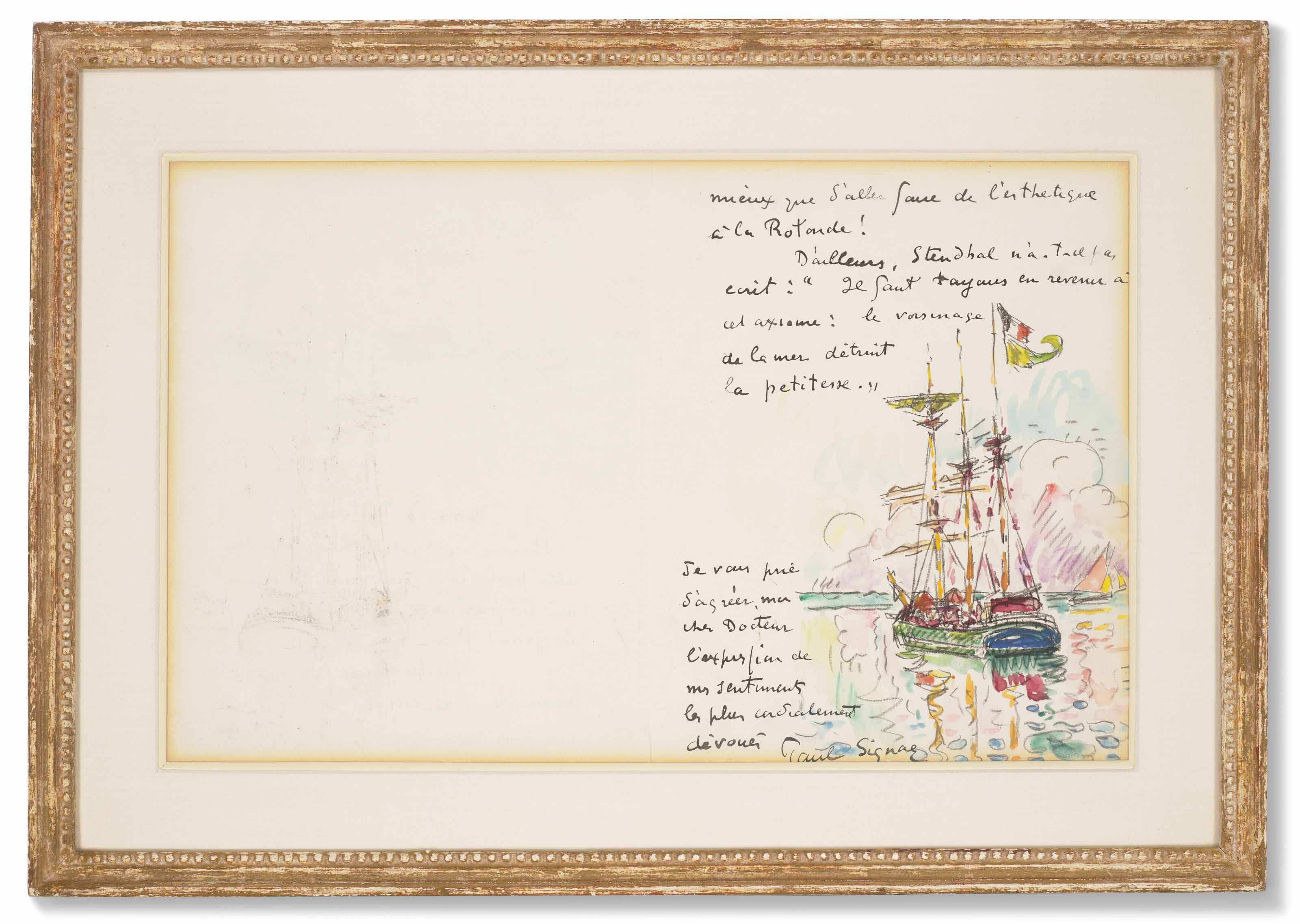 Paul Signac — Вылазка в порт (Труа матс), изображение 4