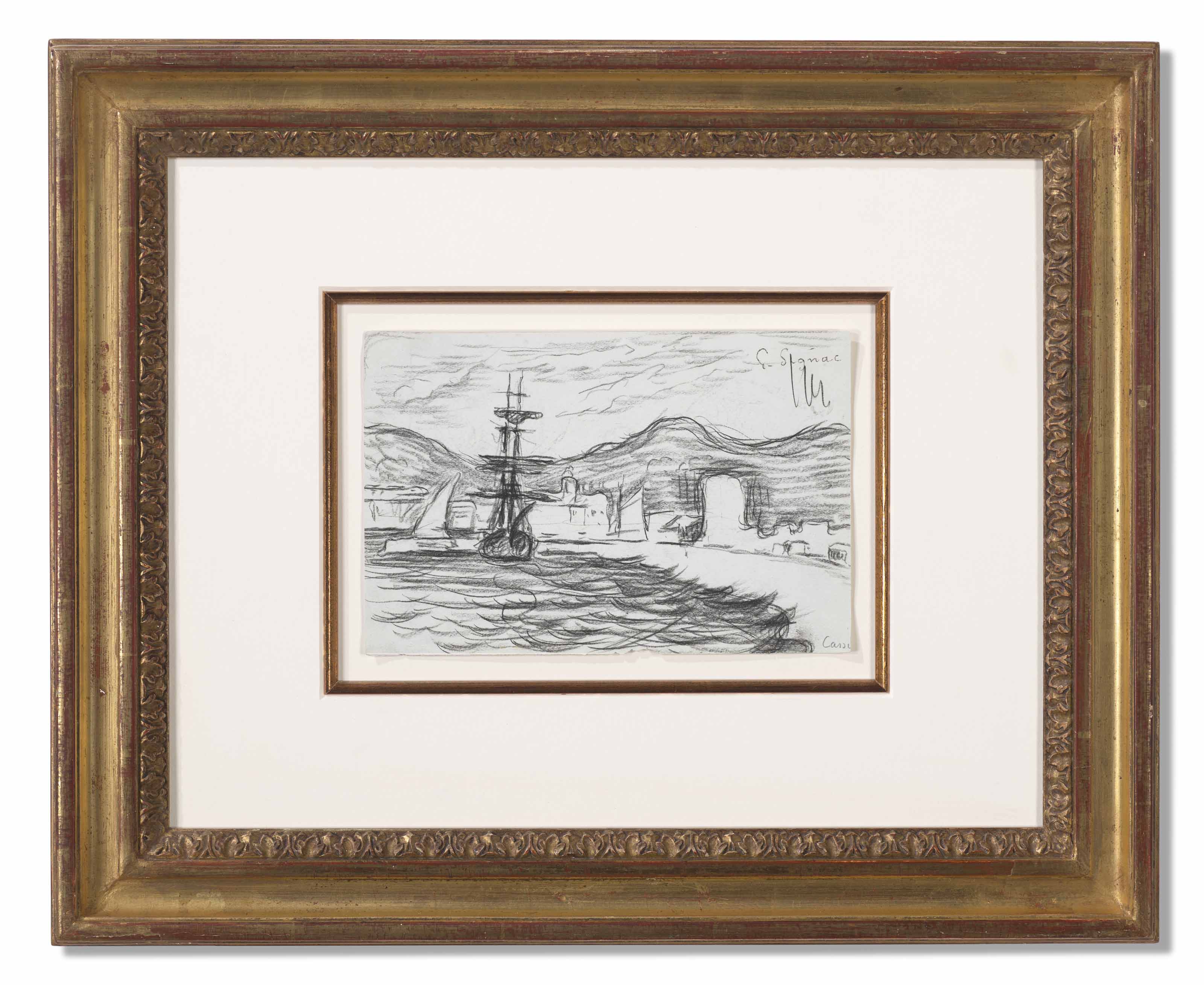 Paul Signac — Черная смородина ( справа ); Черная смородина между деревьями ( сзади ), изображение 3