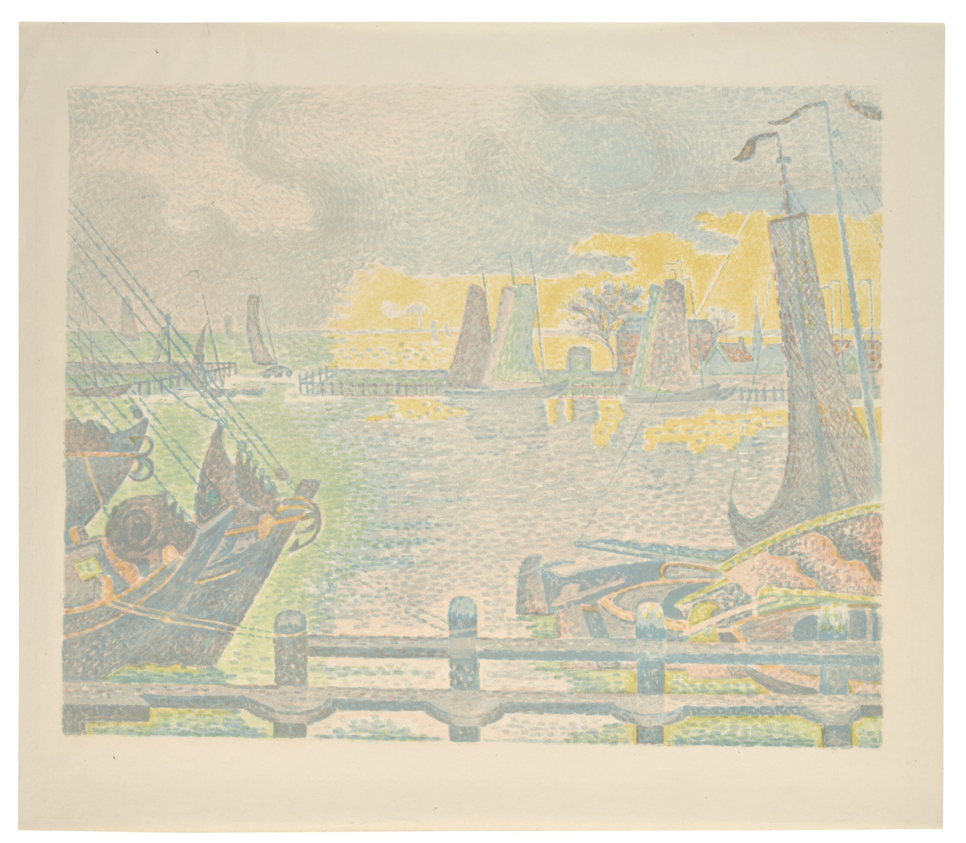 Paul Signac — Лес Бато с Флессингом