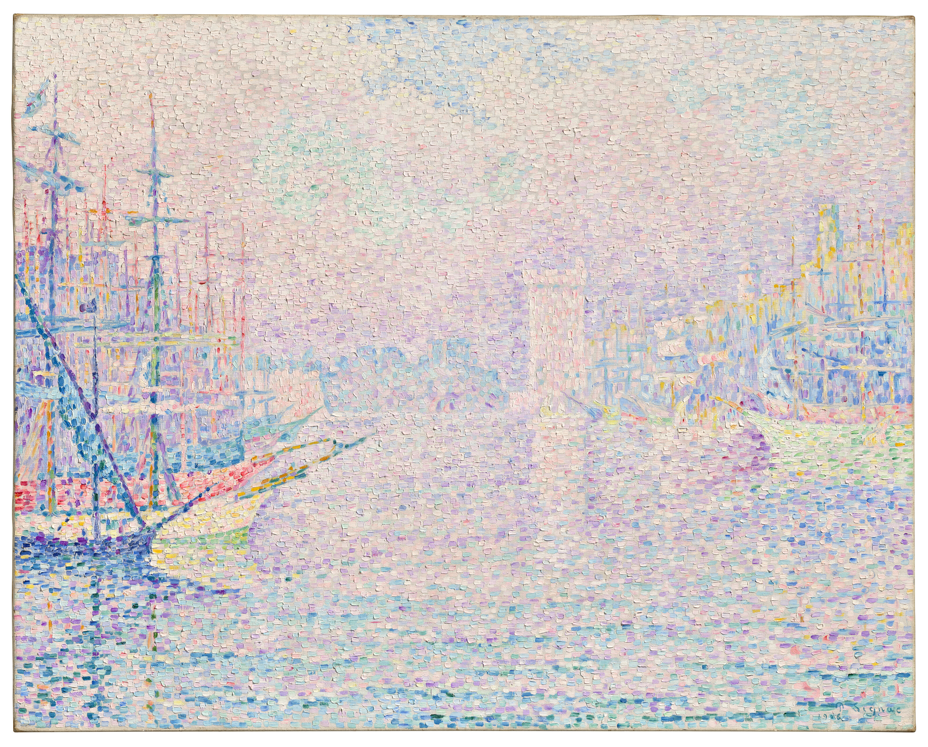 Paul Signac — Марсель. Старый порт, изображение 4