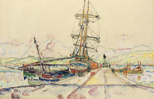 Paul Signac — Порт д'Аяччо
