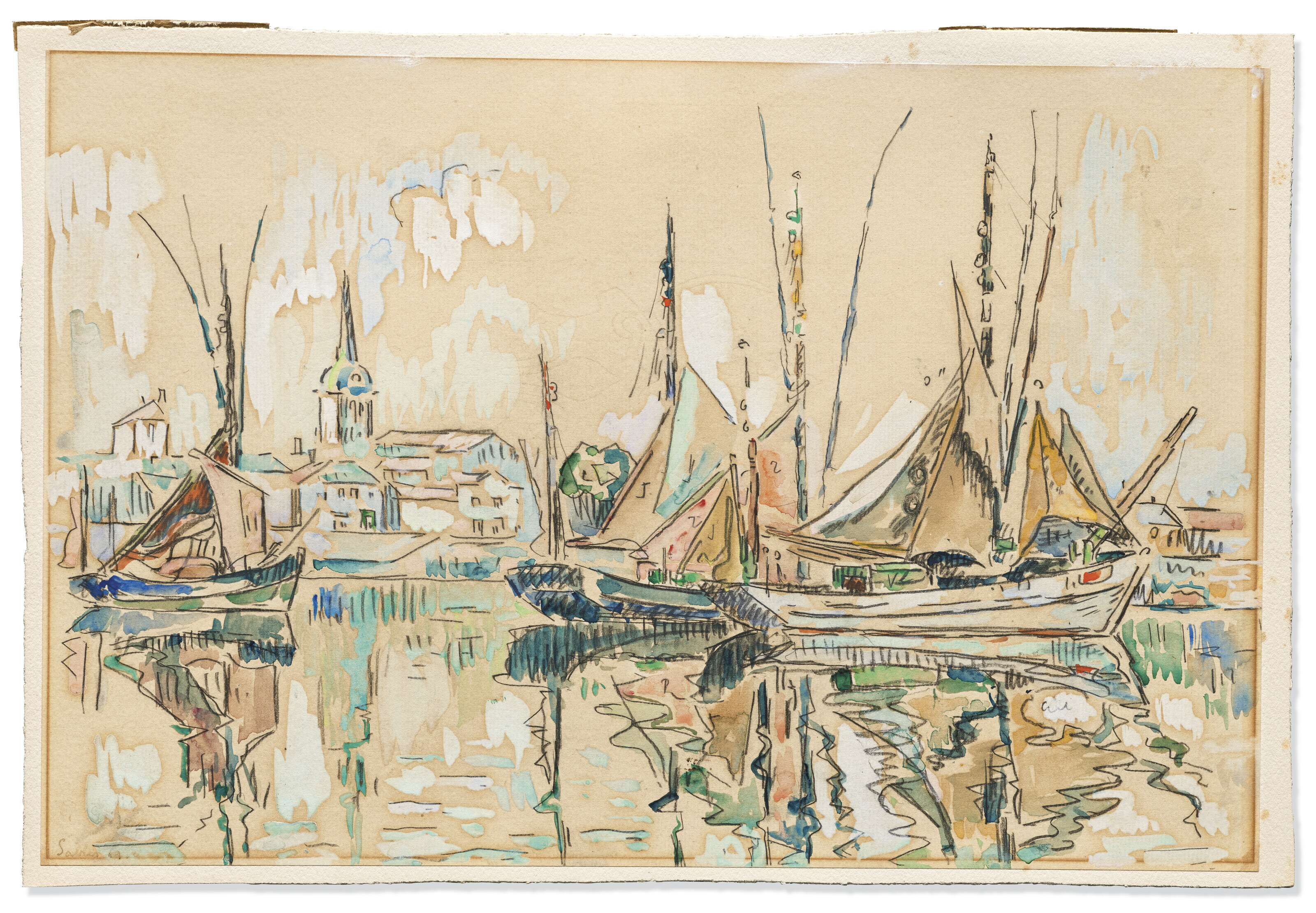 Paul Signac — Ле-Сабль-д'Олон, изображение 3