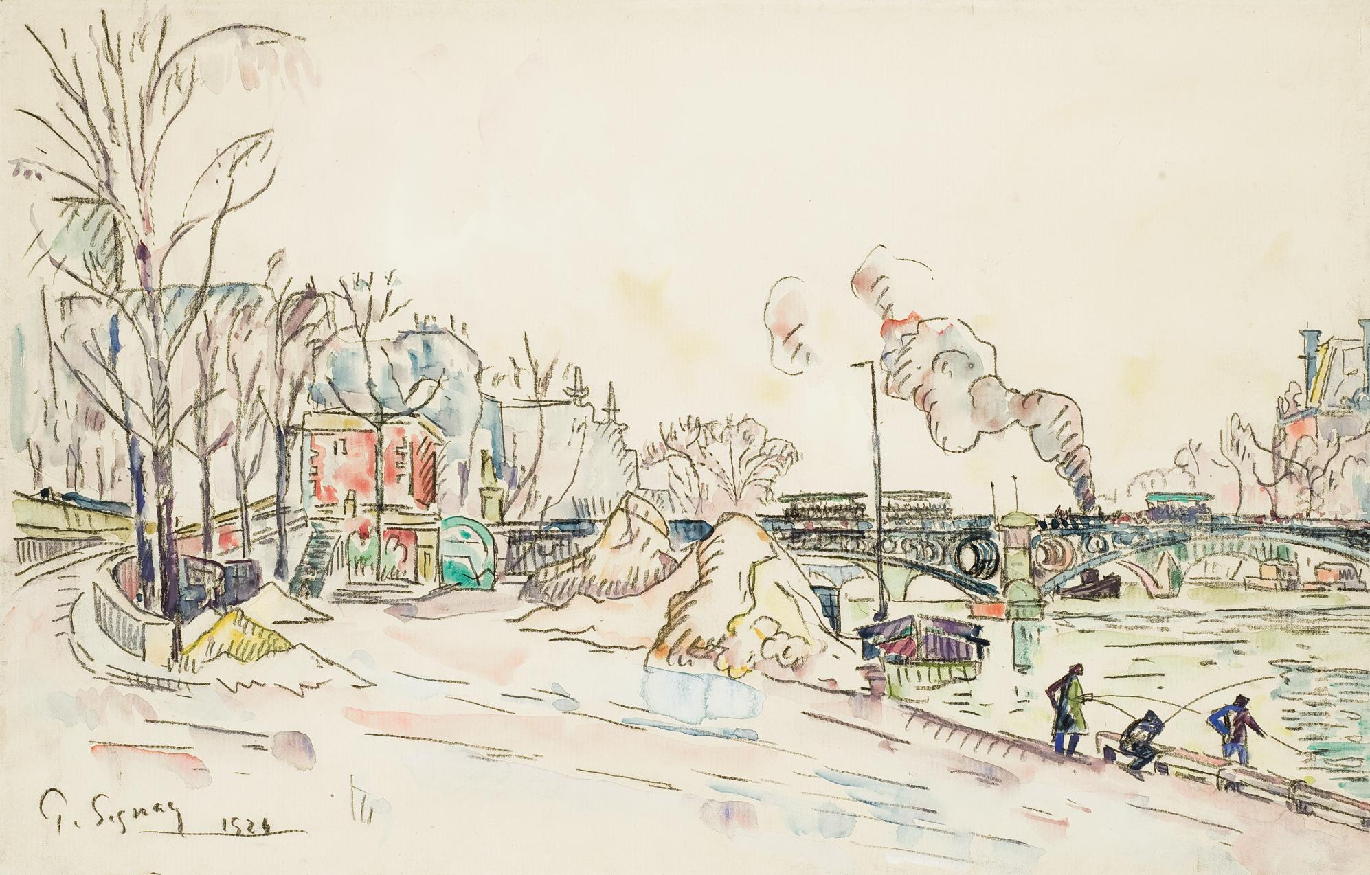 Paul Signac — Мост искусств, Париж
