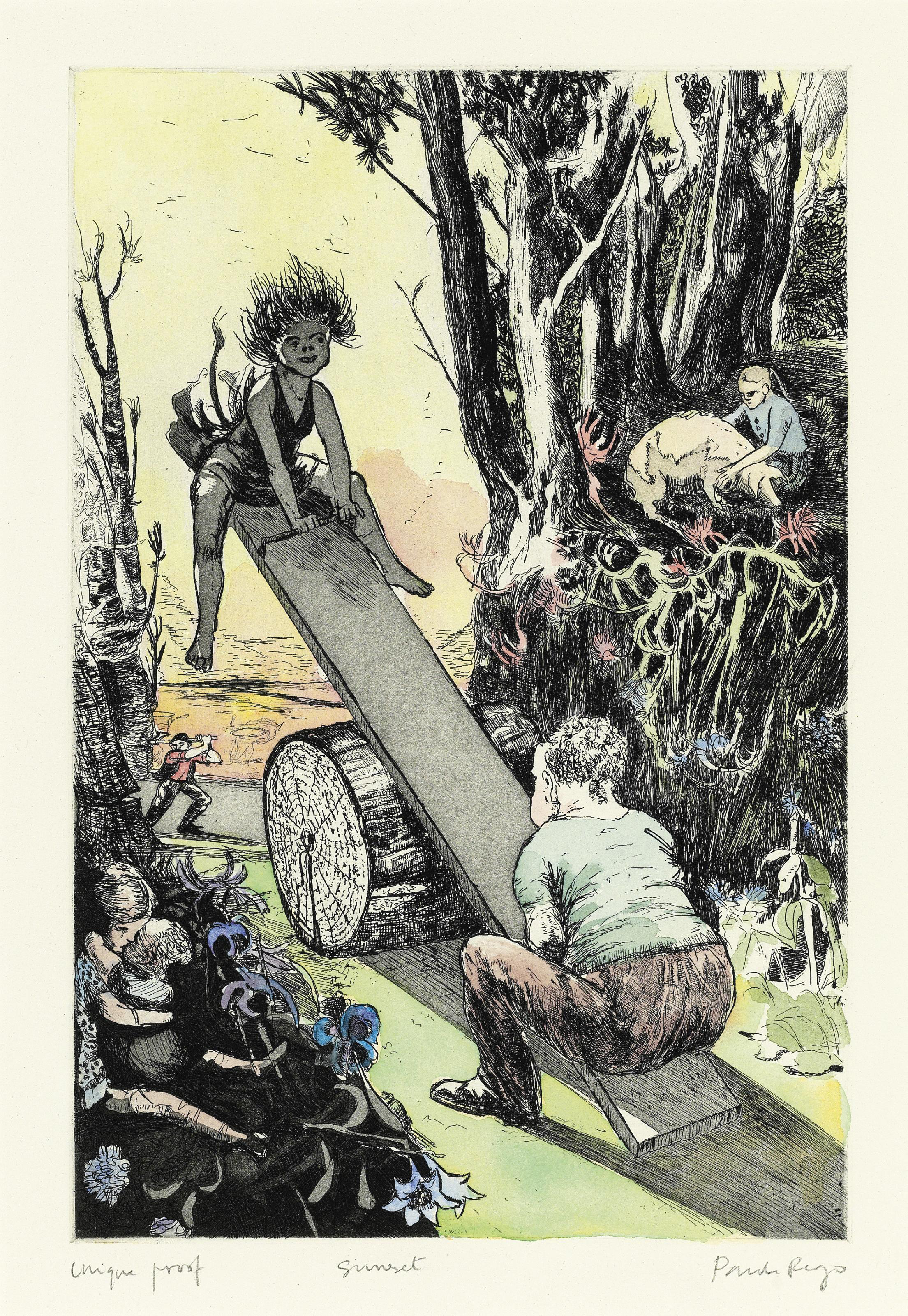 Paula Rego — (i)-(vi) Детские стишки, шесть пластинок, (vii) Качели, Марджери Доу, одна пластинка., изображение 5