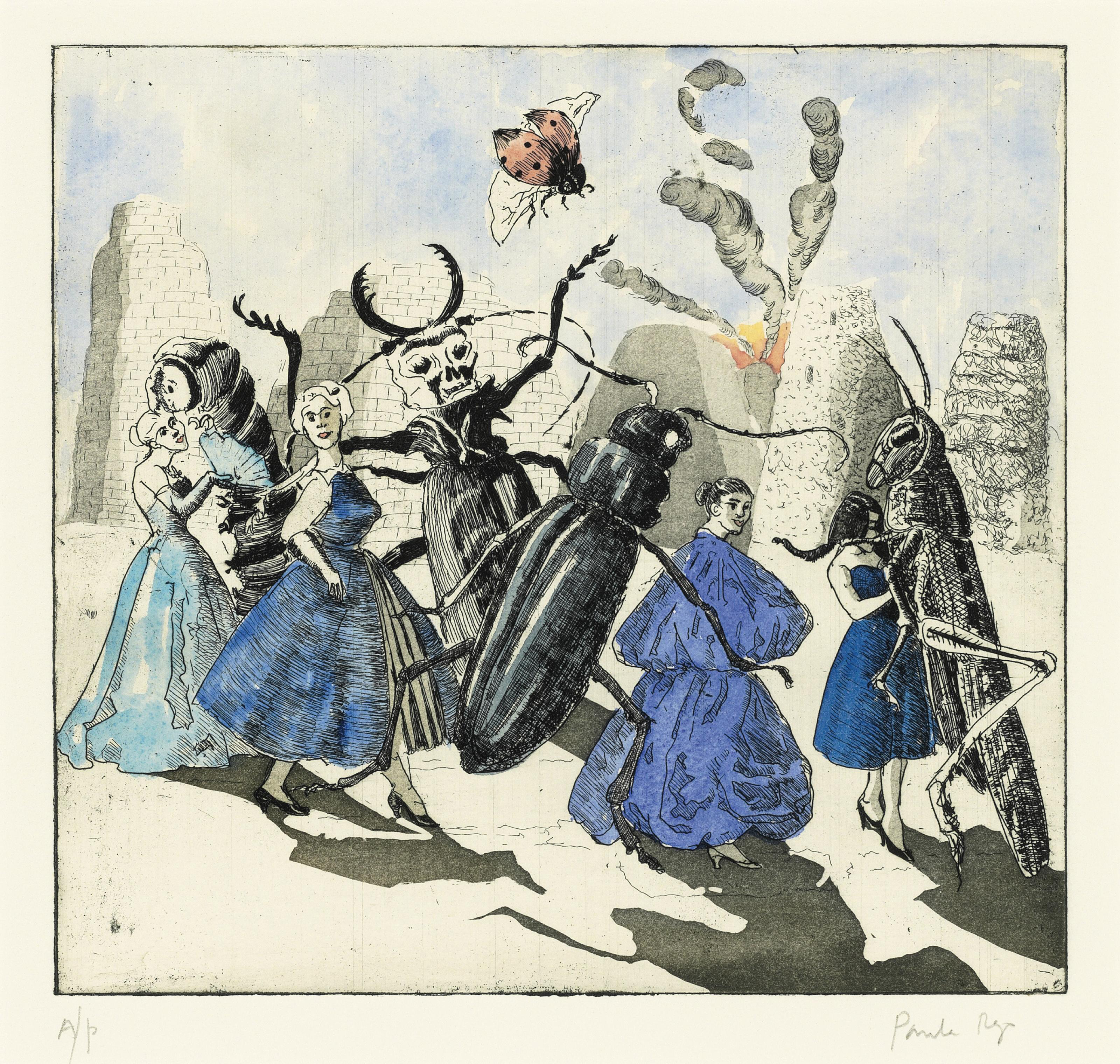 Paula Rego — (i)-(vi) Детские стишки, шесть пластинок, (vii) Качели, Марджери Доу, одна пластинка., изображение 6