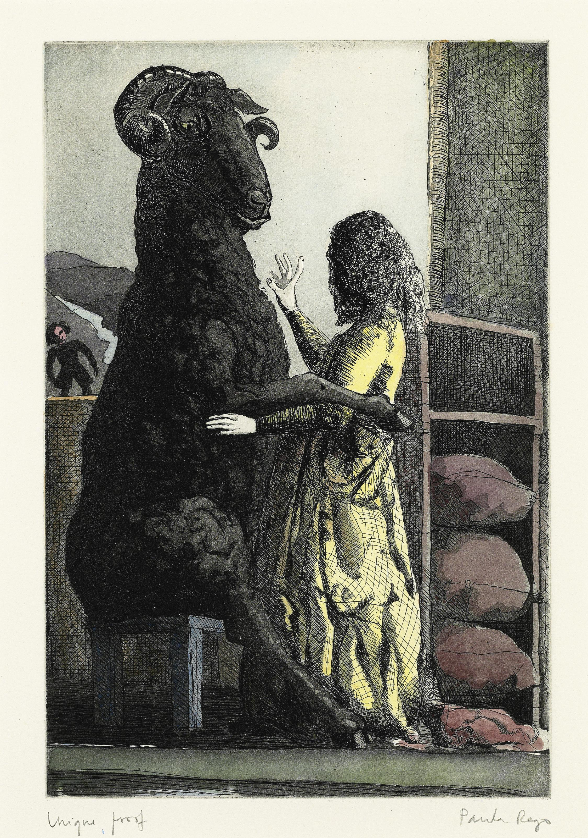Paula Rego — (i)-(vi) Детские стишки, шесть пластинок, (vii) Качели, Марджери Доу, одна пластинка., изображение 7